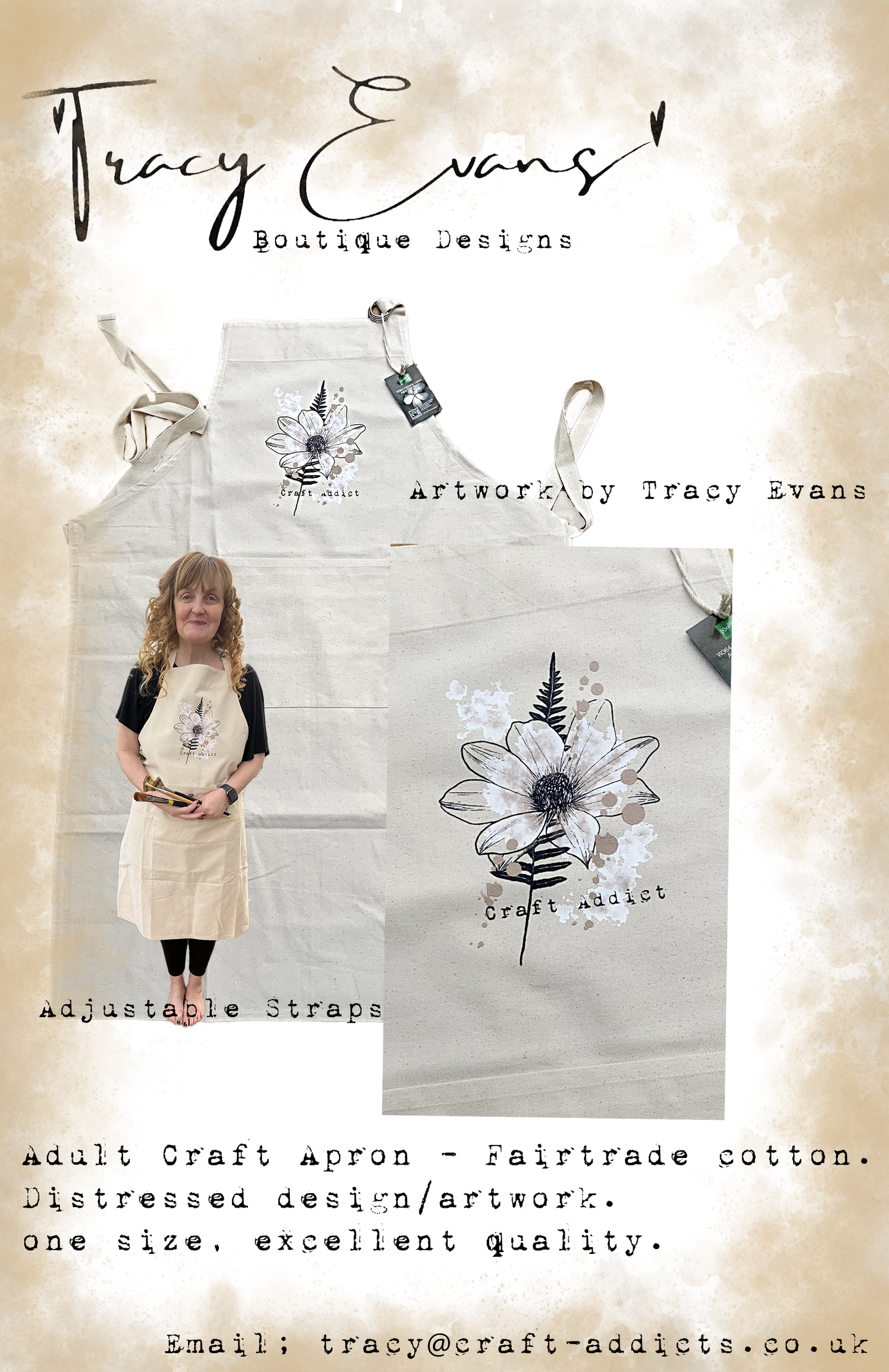 AP1 - Craft Apron (Adult) - Craft Addict