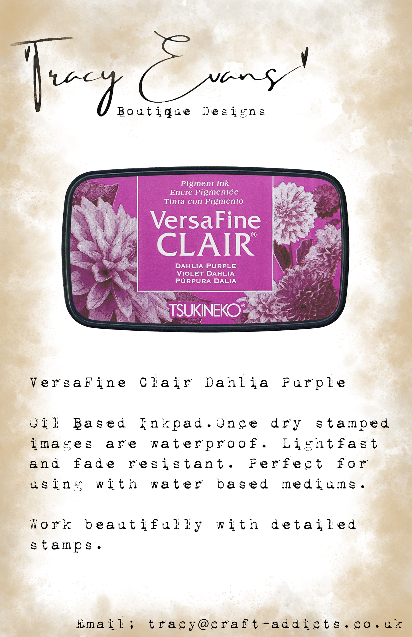 IN040 - VersaFine Clair Dahlia Purple - New Colour For 2026