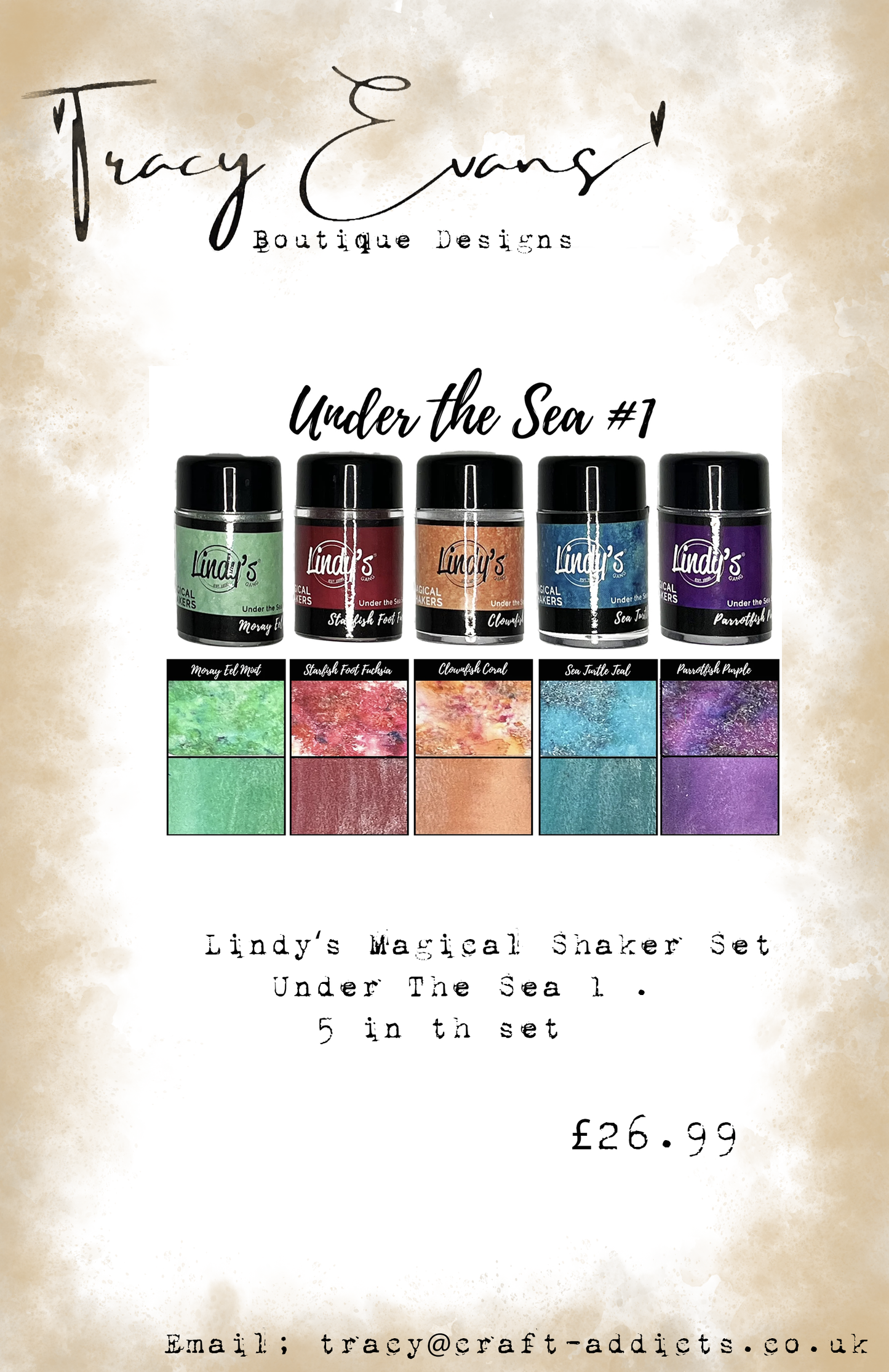 LI046 - Lindy’s Magical Shakers Set “Under The Sea 1”