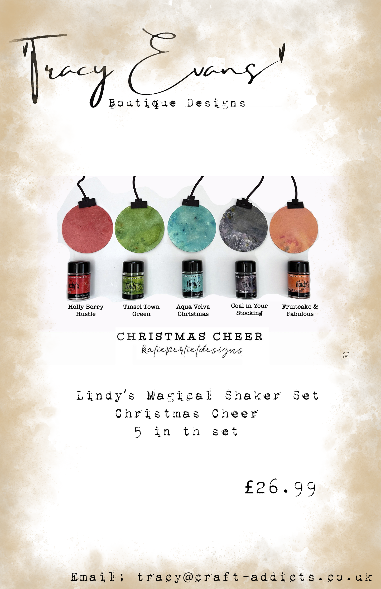 LI051 - Lindy’s Magical Shakers Christmas Cheer PRE ORDER 7 DAYS