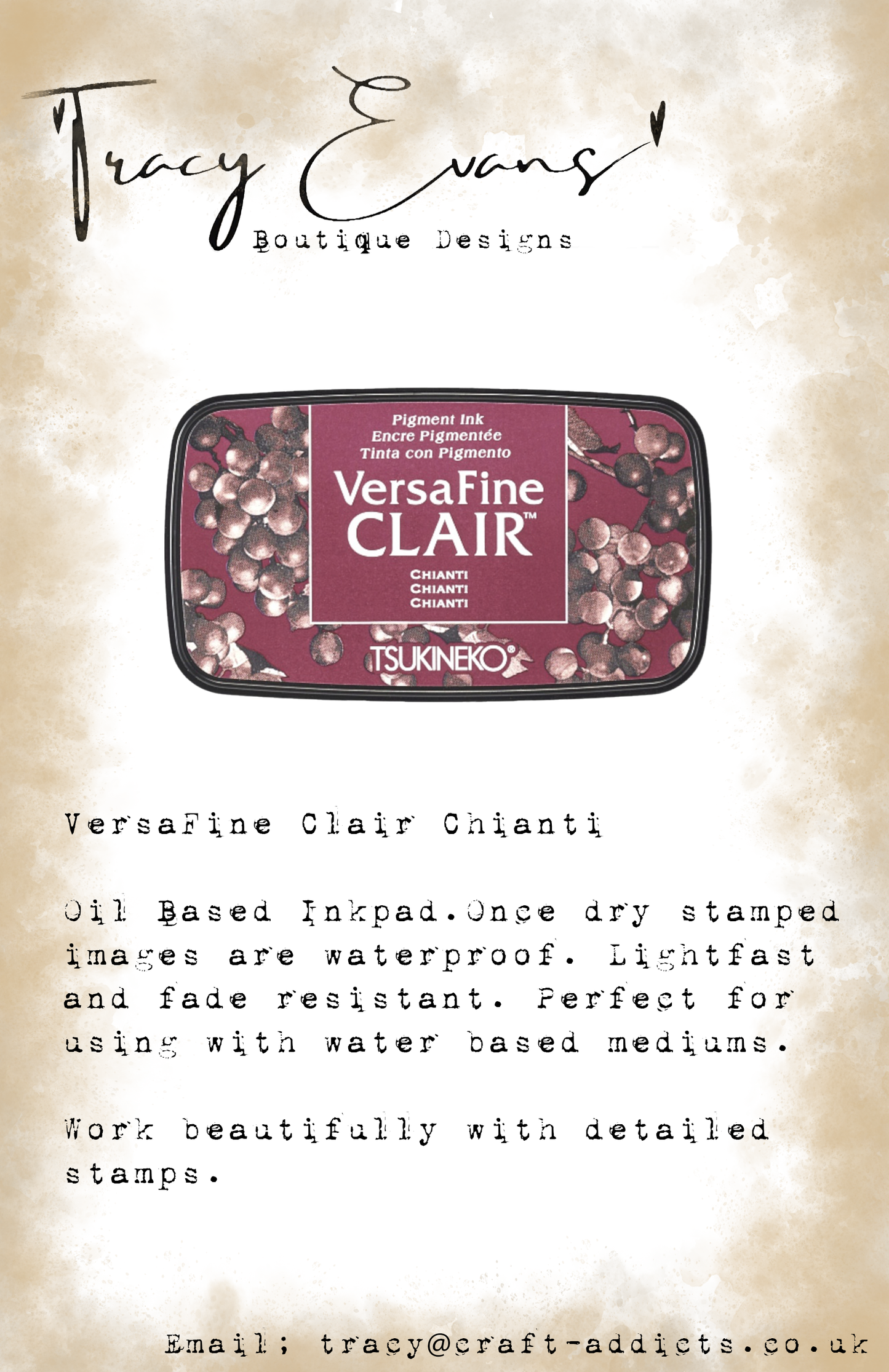 IN051 - VersaFine Clair Chianti