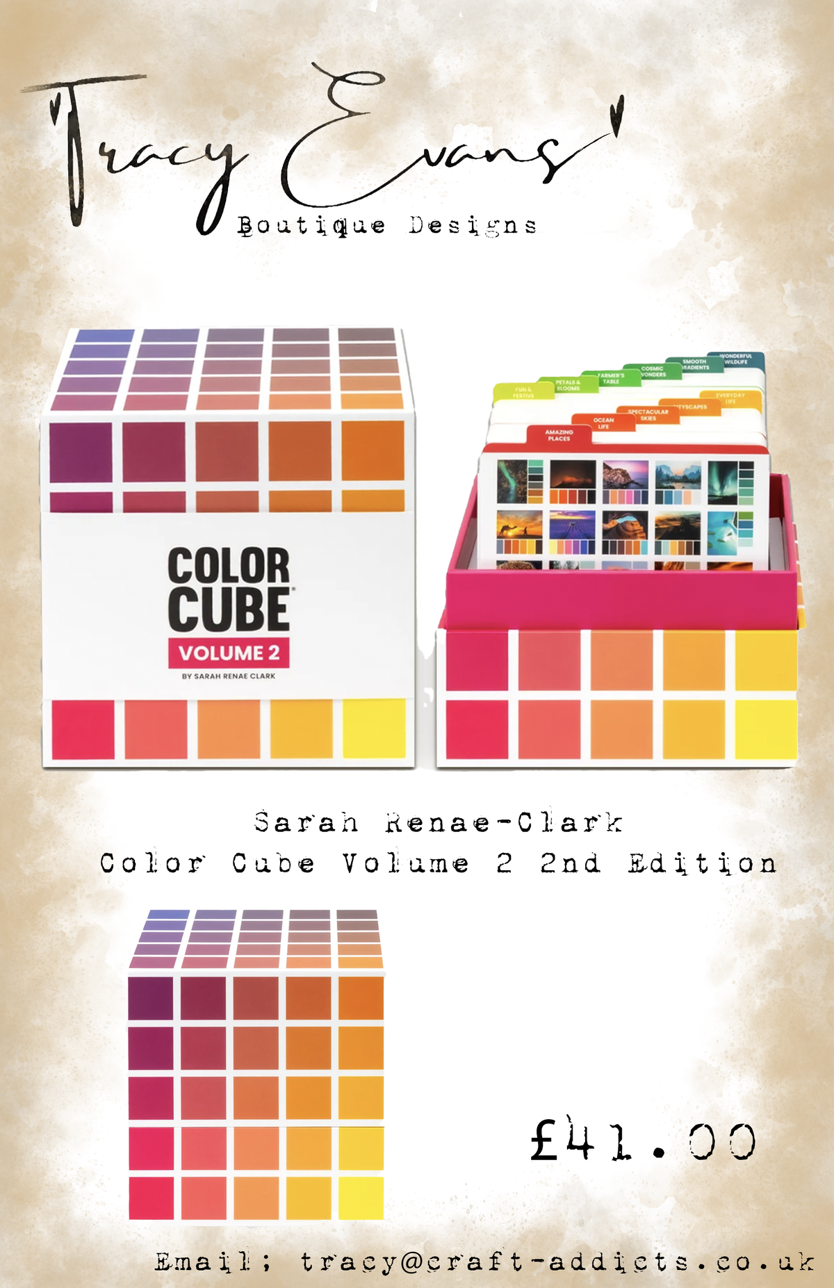 AC029 - Sarah Renae Clark Colour Cube 2nd Edition Volume 2 PRE ORDER 2-3 Weeks Aporox