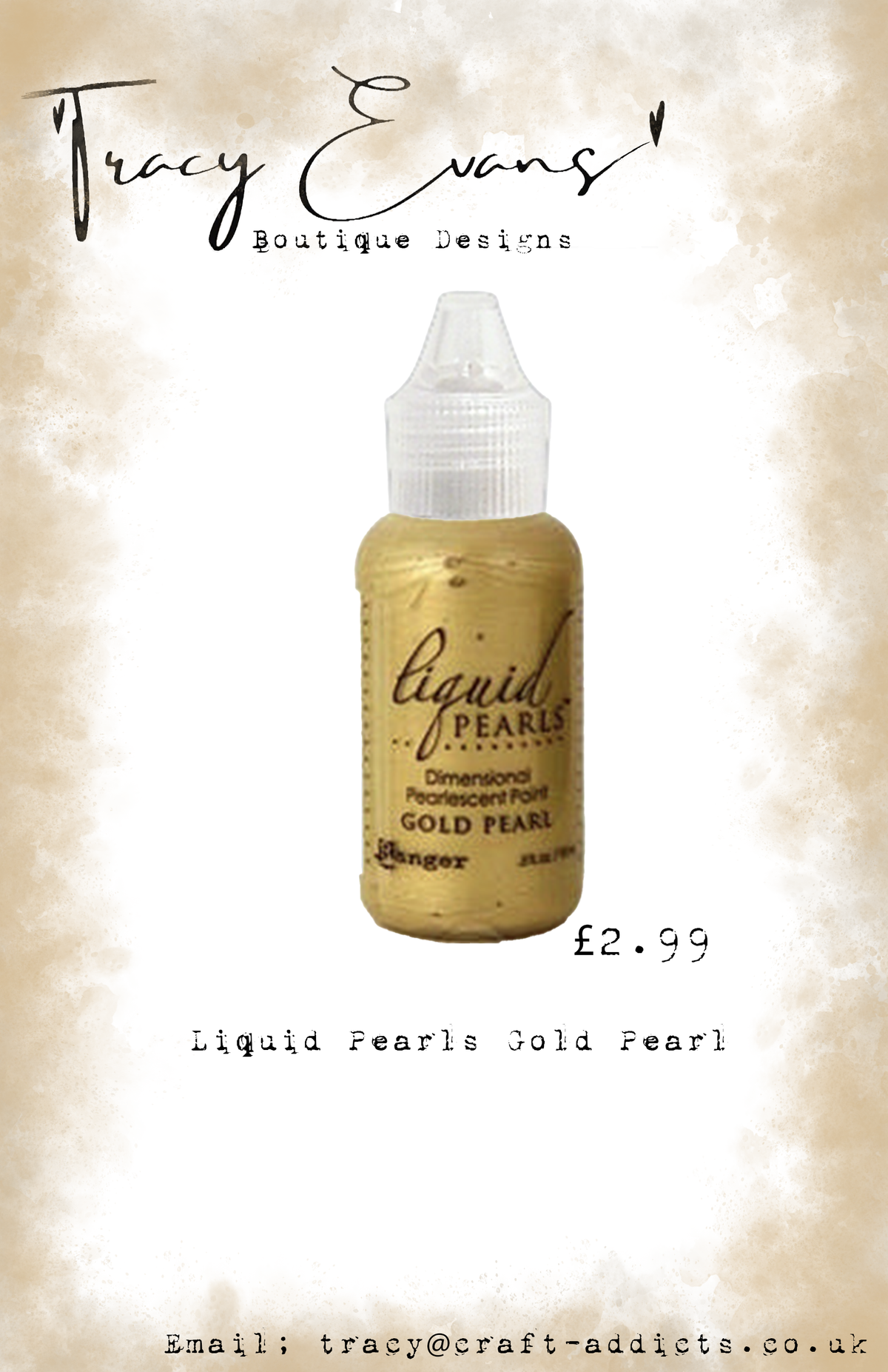 AC033 - Liquid Pearls Gold Pearl