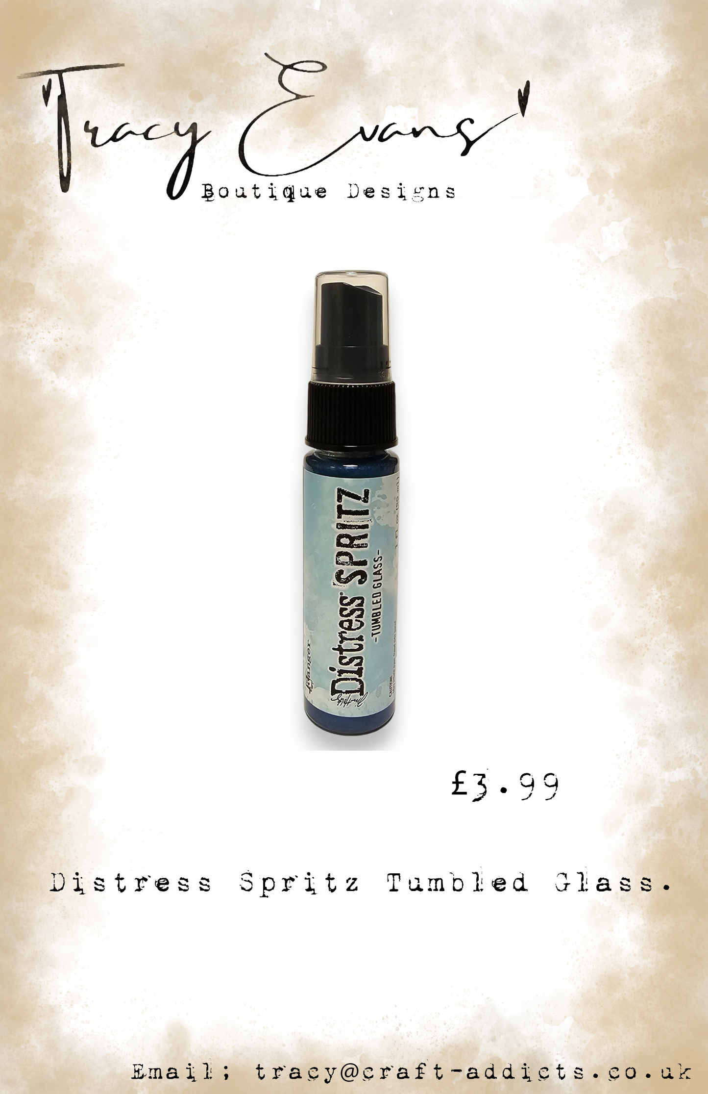 DI025 - Distress Spritz Tumbled Glass