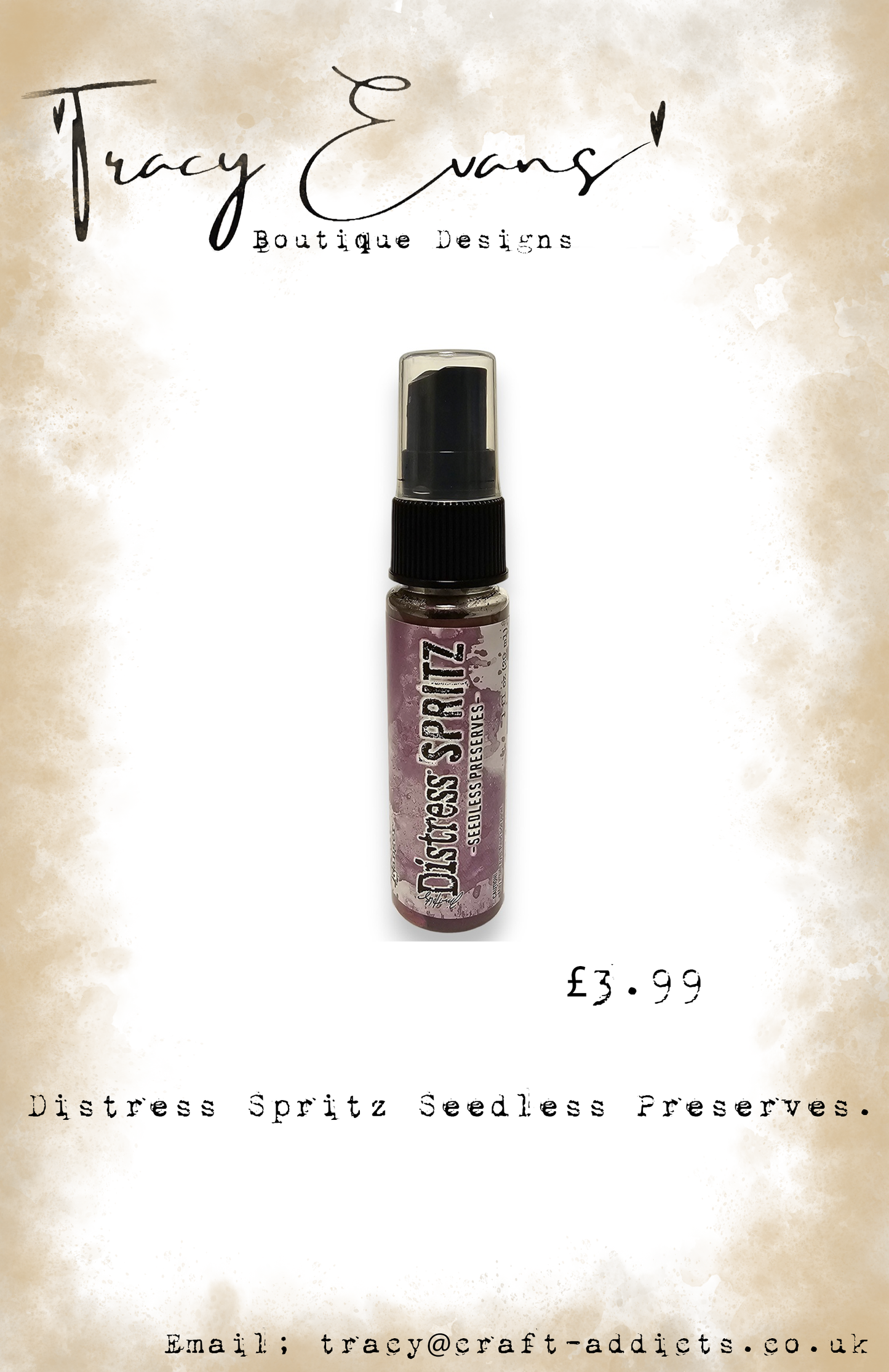 DI026 - Distress Spritz Seedless Preserves
