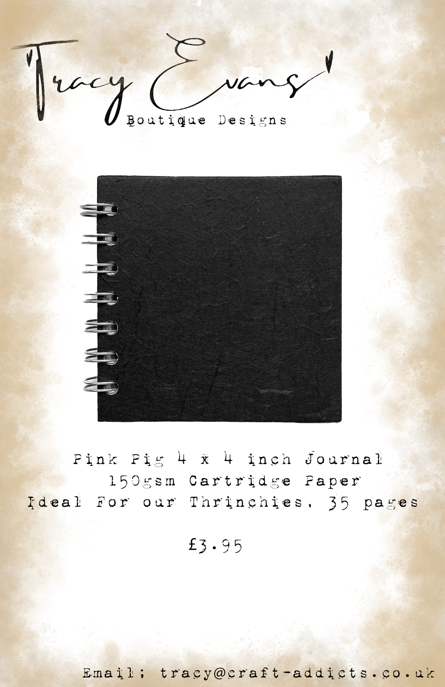 CA005 - Pink Pig Journal - perfect for our Thrinchies