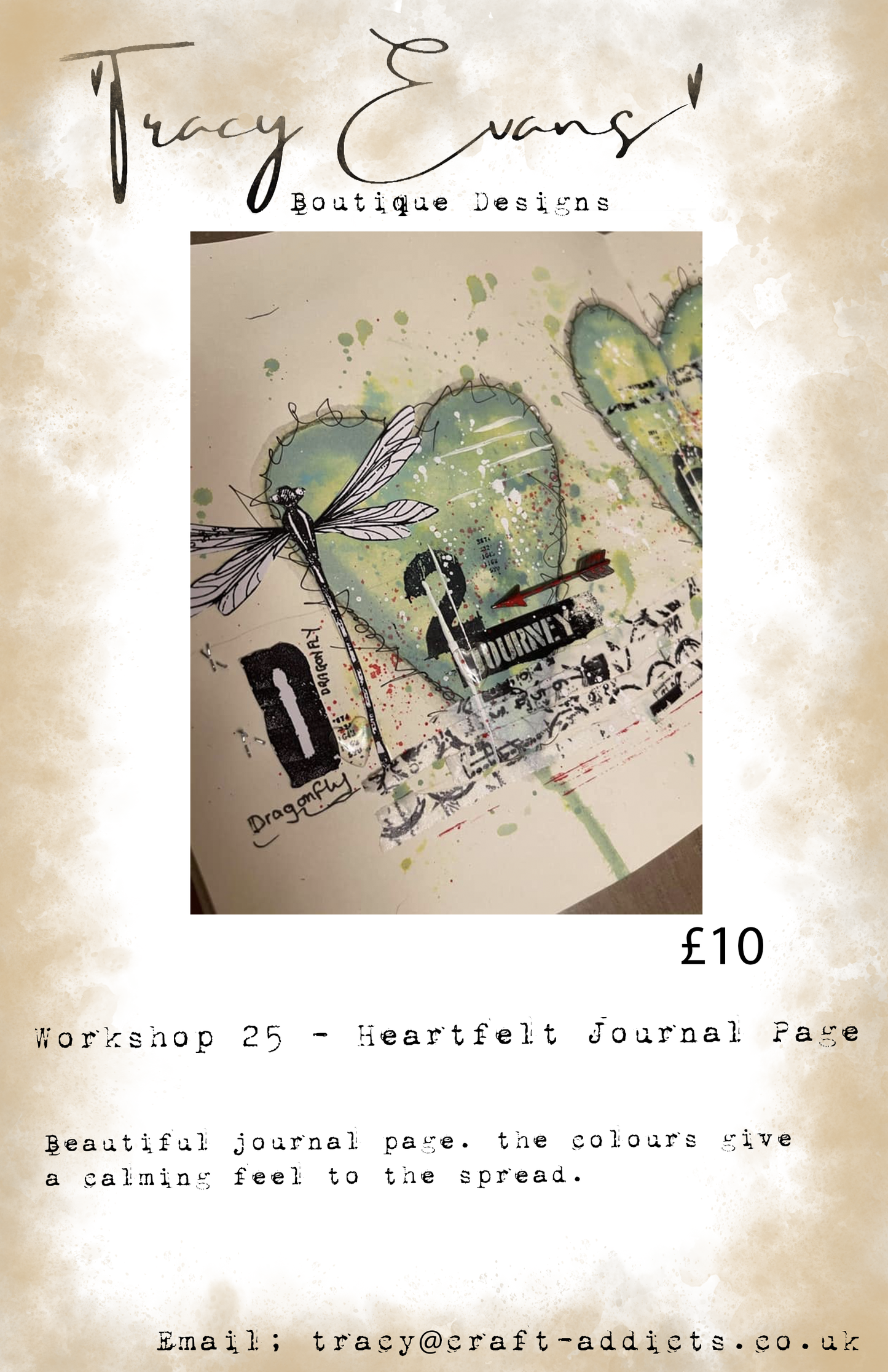 Workshop 025 Heartfelt Journal Page