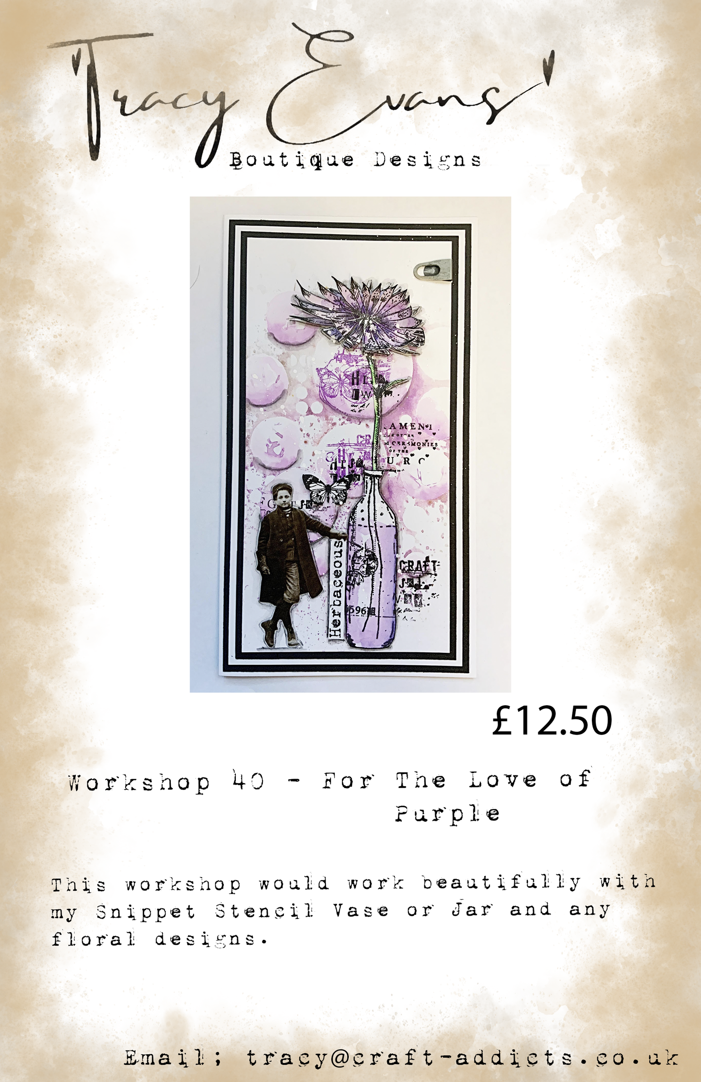 Workshop 040 For The Love of Purple
