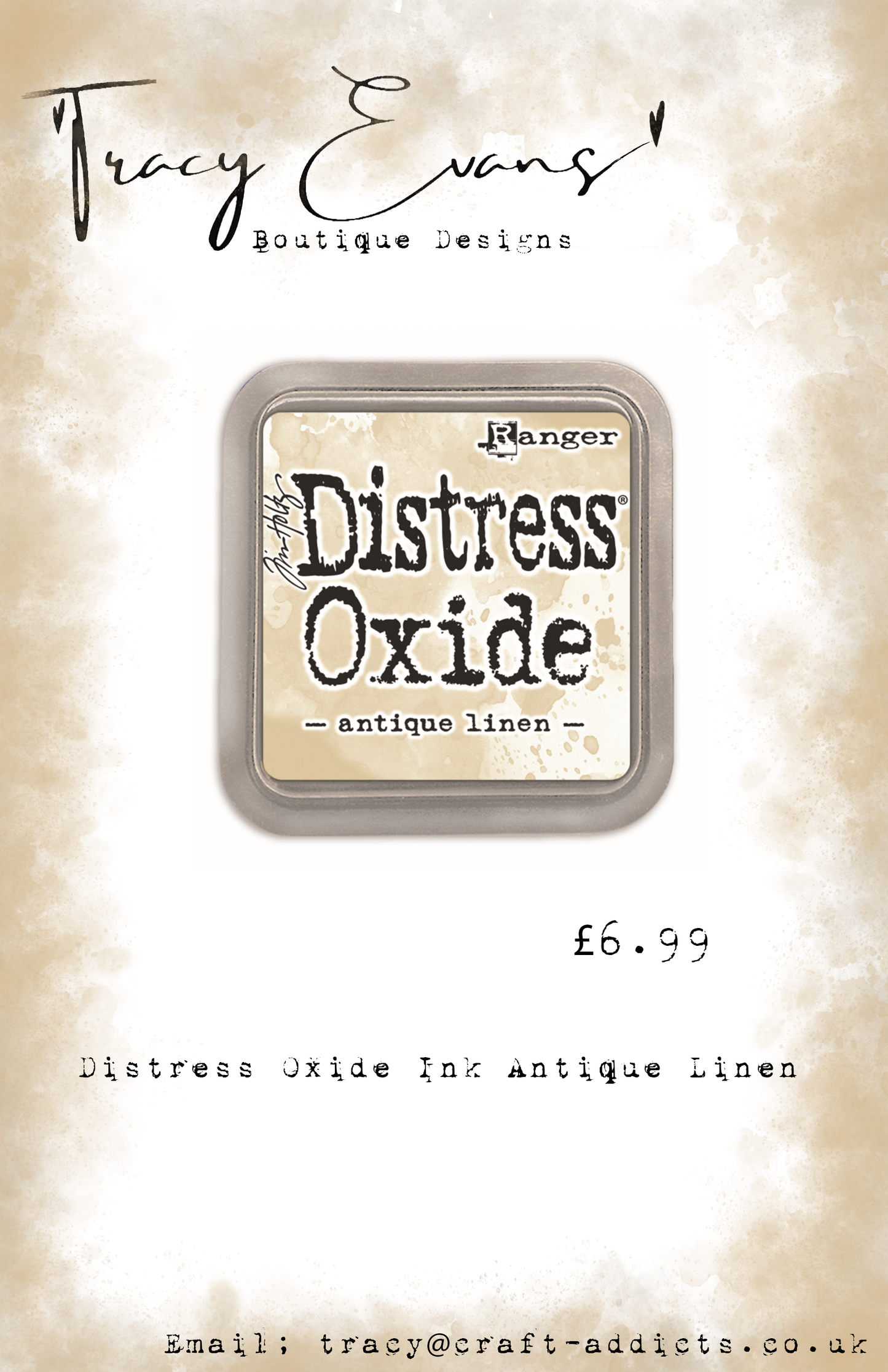 IN026 - Distress Oxide Ink Antique Linen