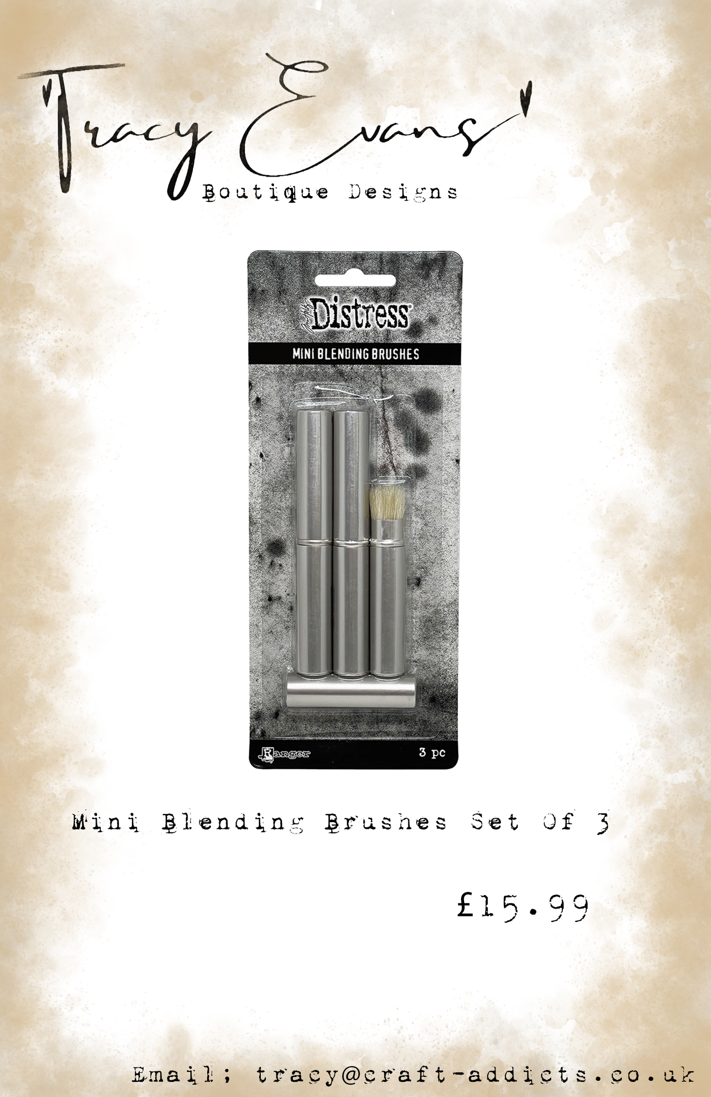 DI055 - Mini blending Brushes Set of 3