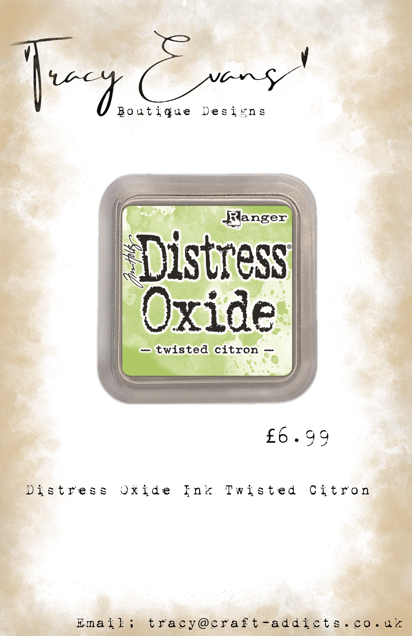 IN027 - Distress Oxide Ink Twisted Citron