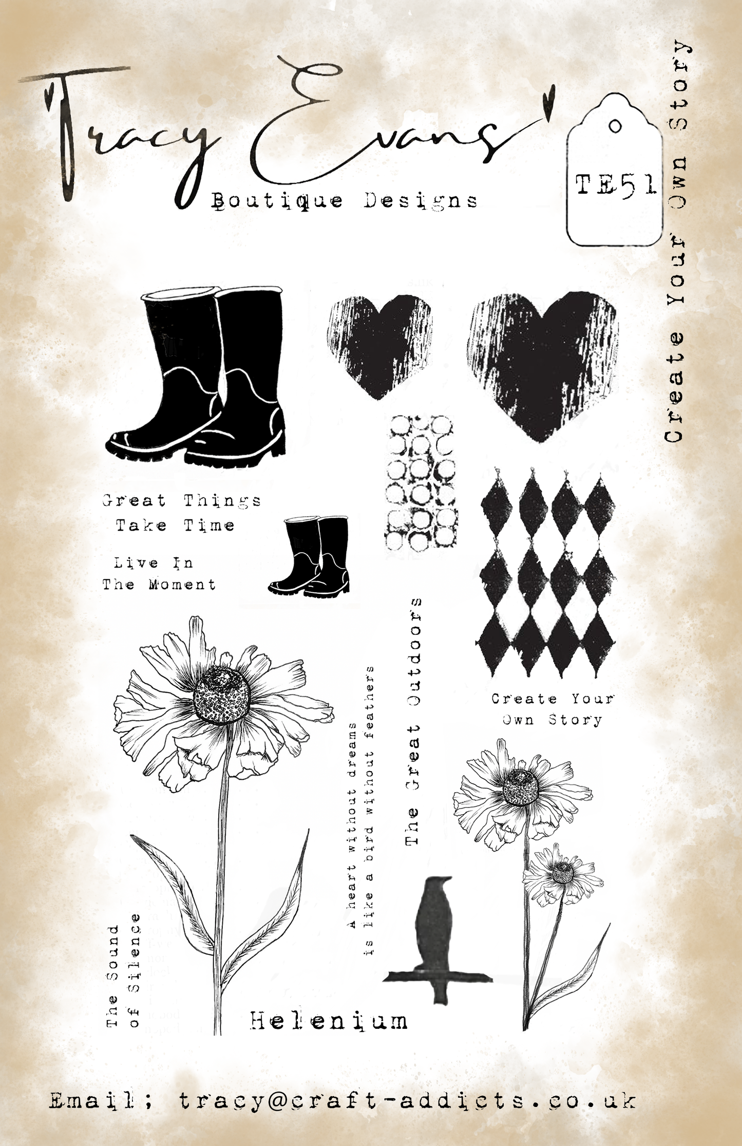 TE051 - Create Your Own Story (A5 Stamp)