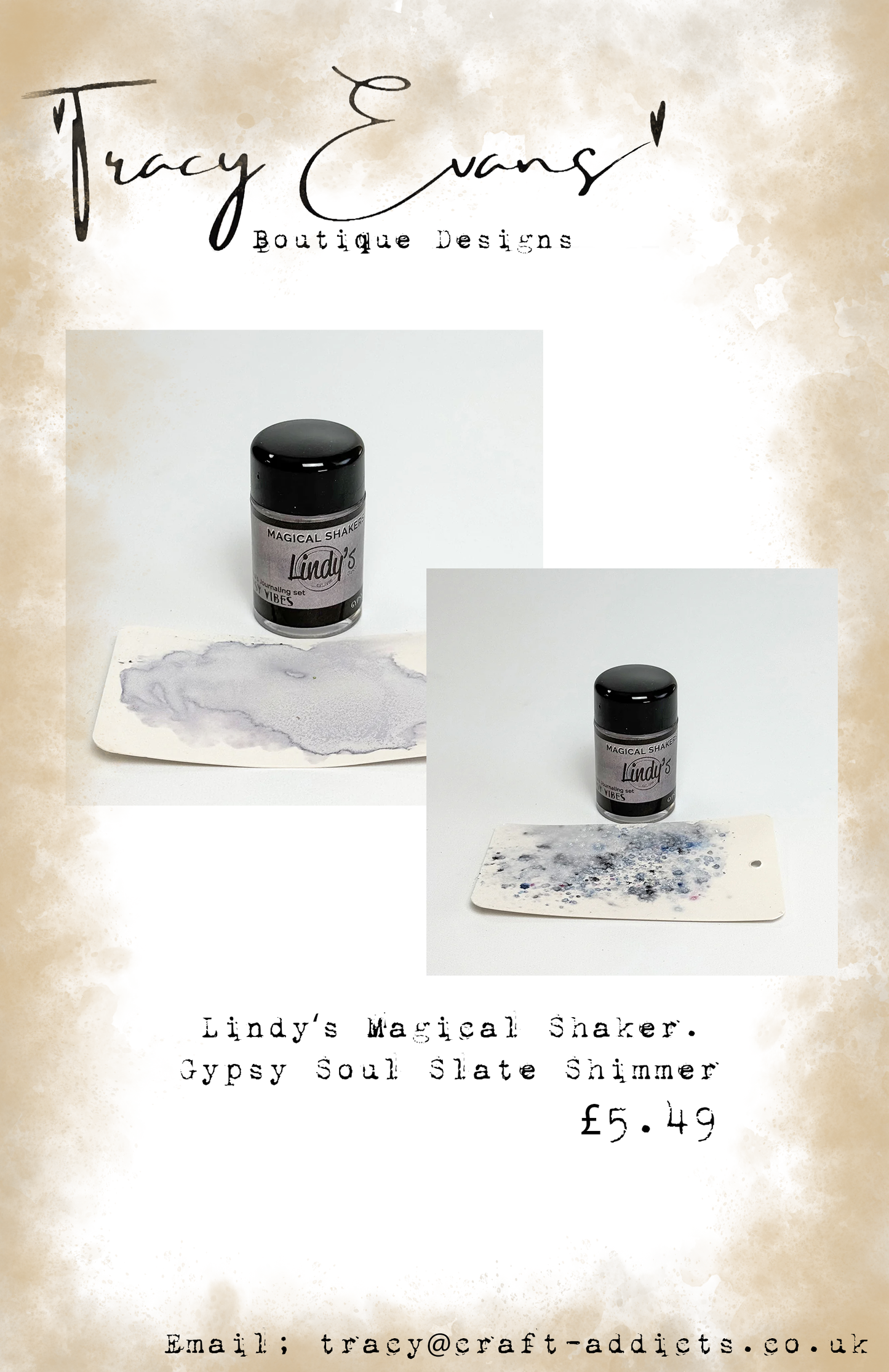 LI019 - Lindy’s Magical Shaker Gypsy Soul Slate SHIMMER