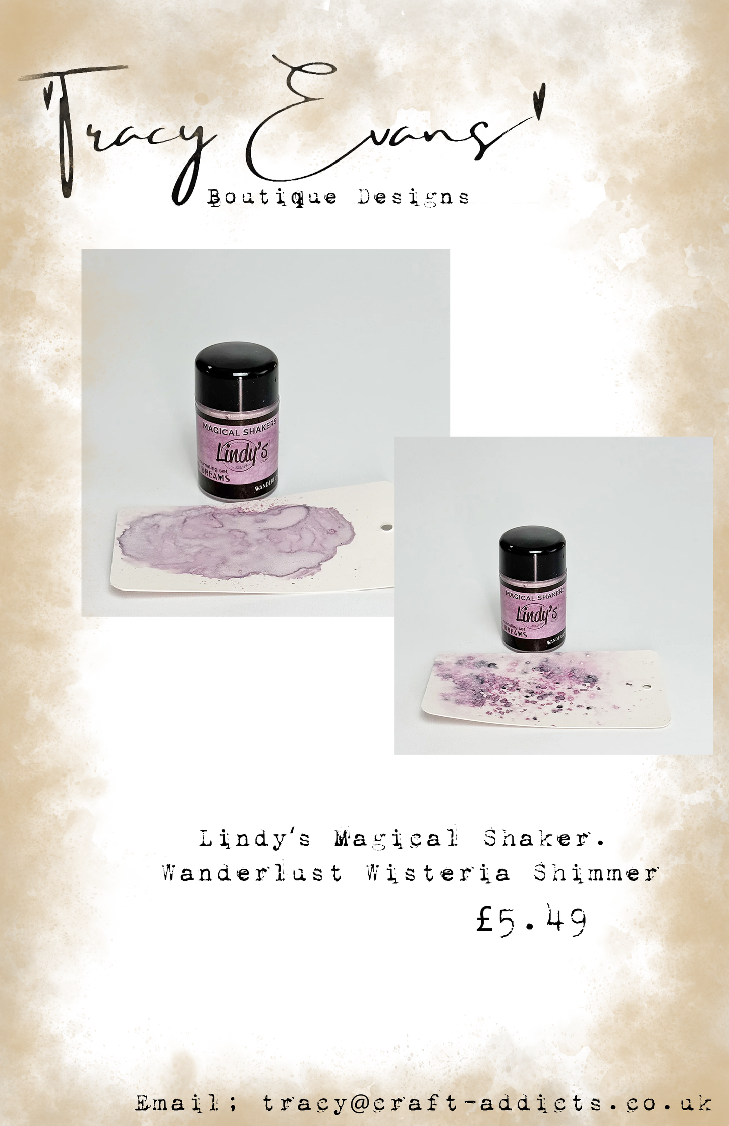 LI006 - Lindy’s Magical Shaker Wanderlust Wisteria SHIMMER