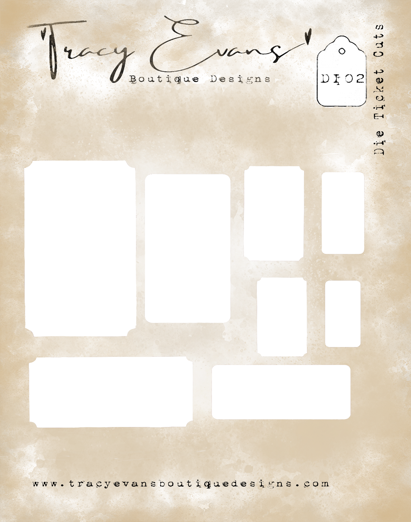 DIE02 - Die Set Ticket Cuts