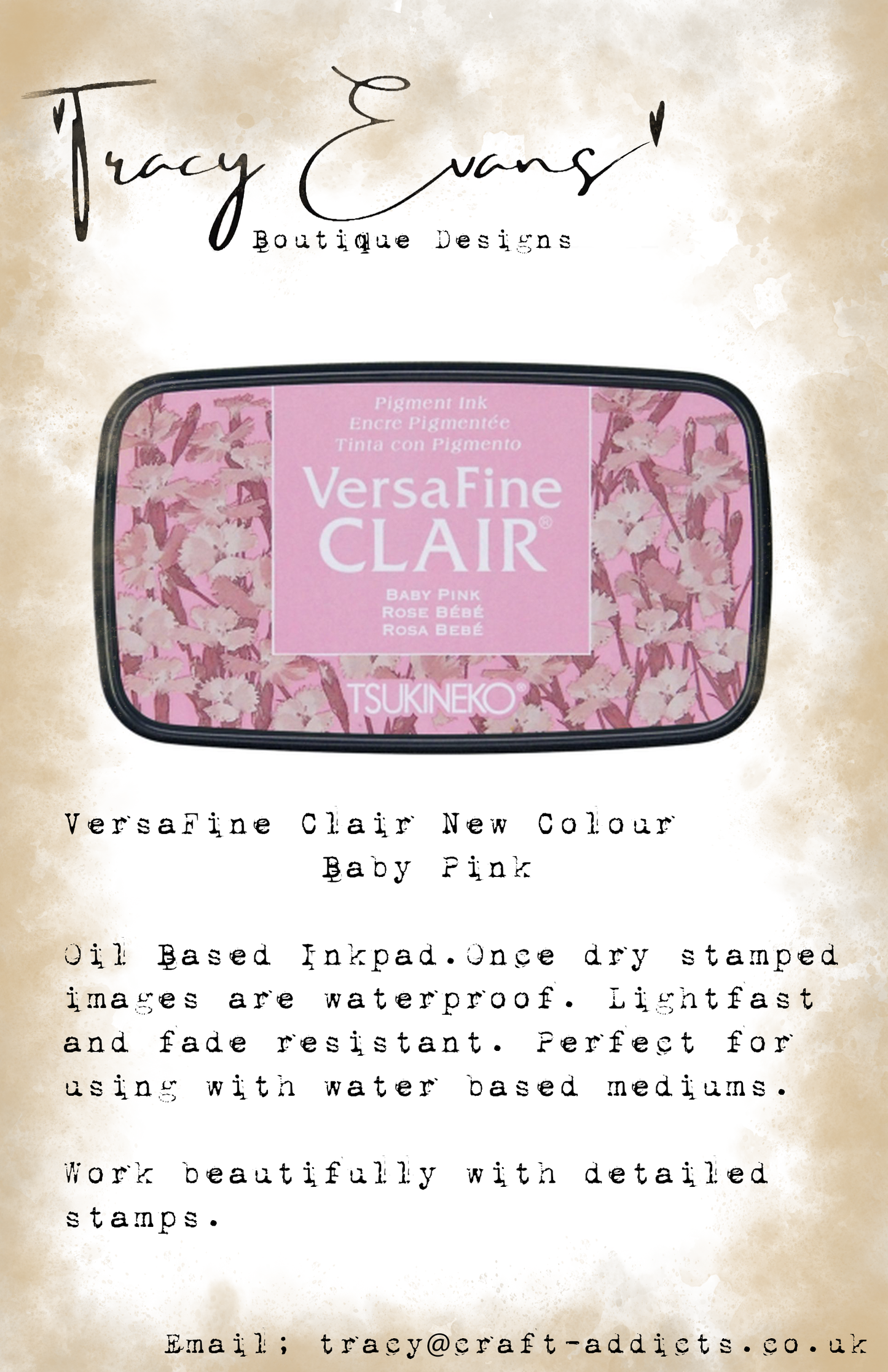 IN017 - Versafine Clair Baby Pink (New Colour 2024)