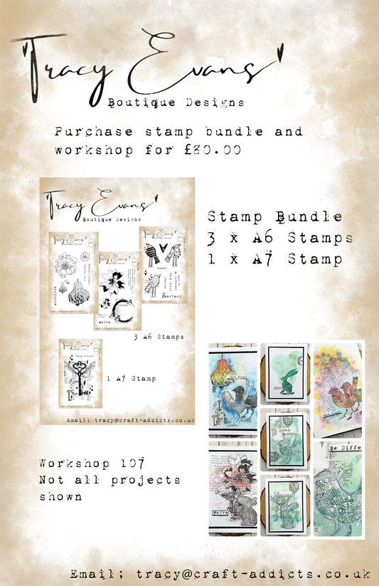 B004 - Bundle of Stamps TE7-TE10 plus Workshop