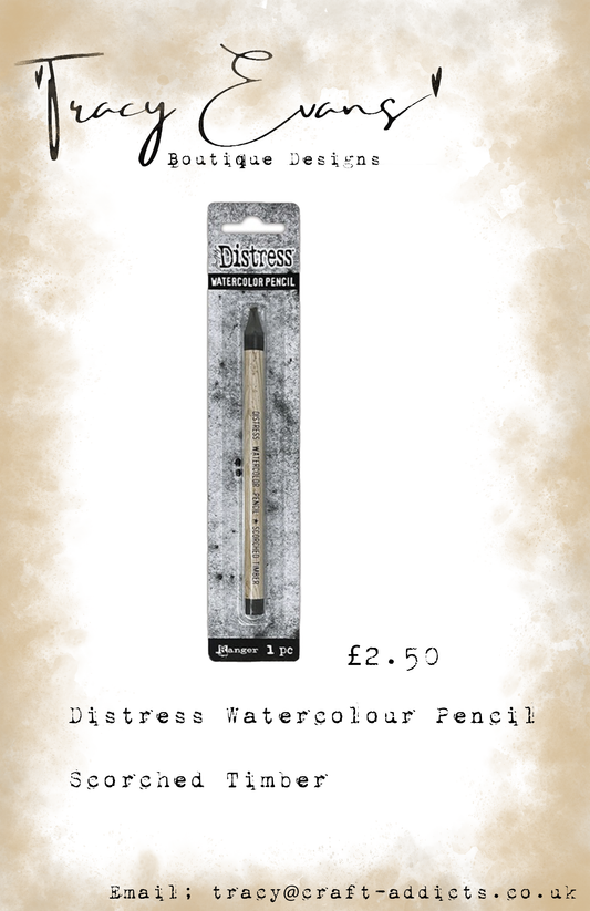 DI007 - Distress Watercolour Pencil Scorched Timber