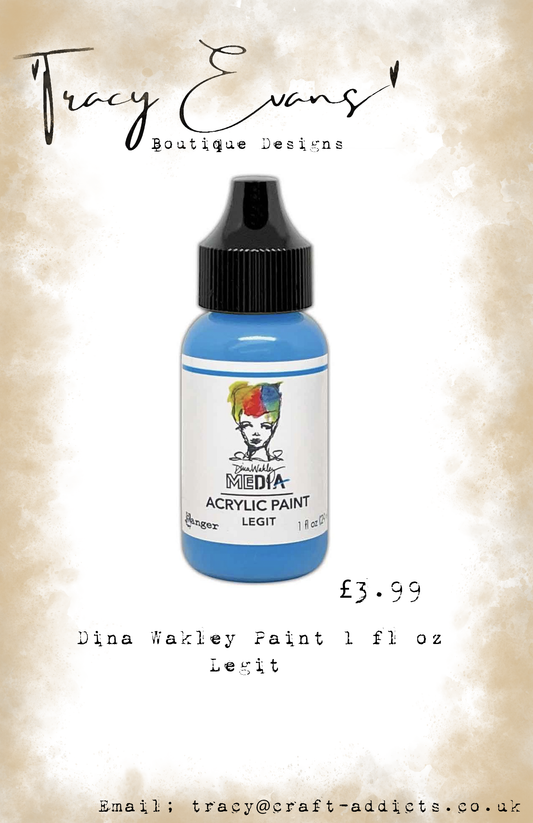 PA003 - Dina Wakley Paints Legit 1 fl oz