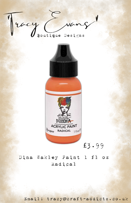 PA005 - Dina Wakley Paints Radical 1 fl oz