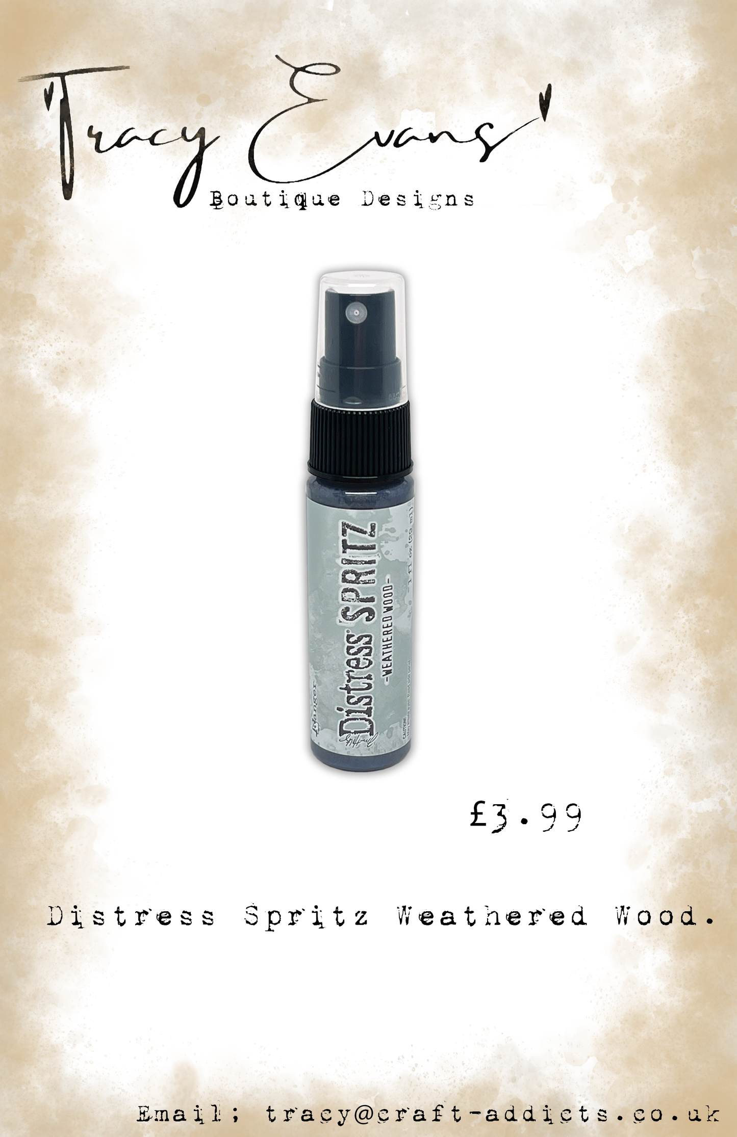 DI021 - Distress Spritz Weathered Wood