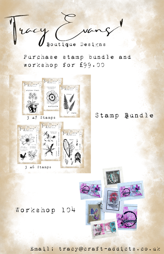 B002 - Bundle of Stamps TE1-TE6 plus Workshop