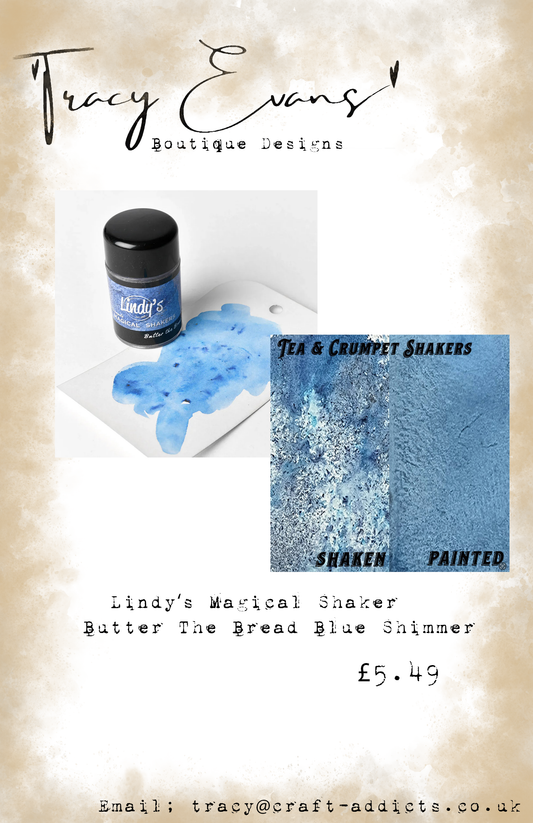 LI043 - Lindy’s Magical Shakers Butter The Bread Blue Shimmer