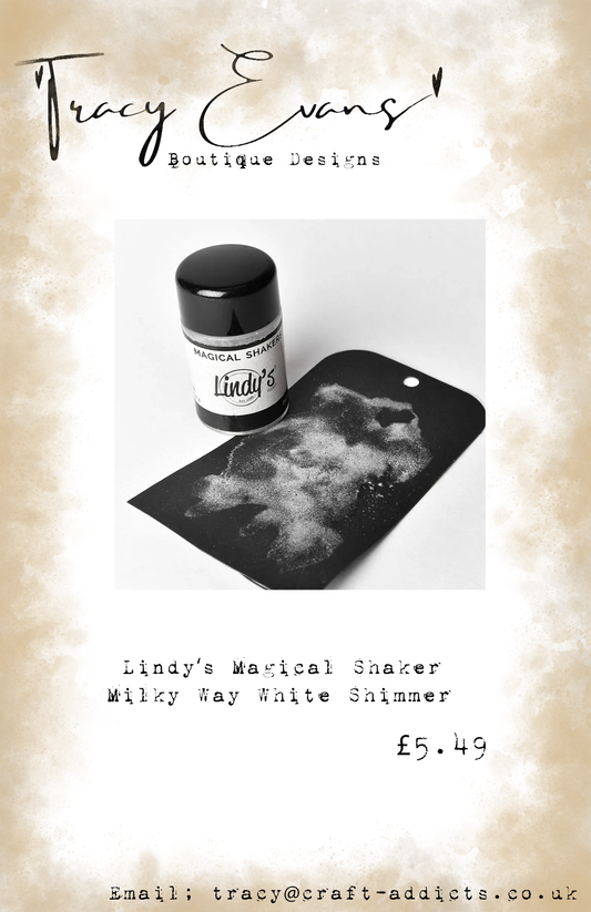 LI044 - Lindy’s Magical Shakers Milky Way White Shimmer