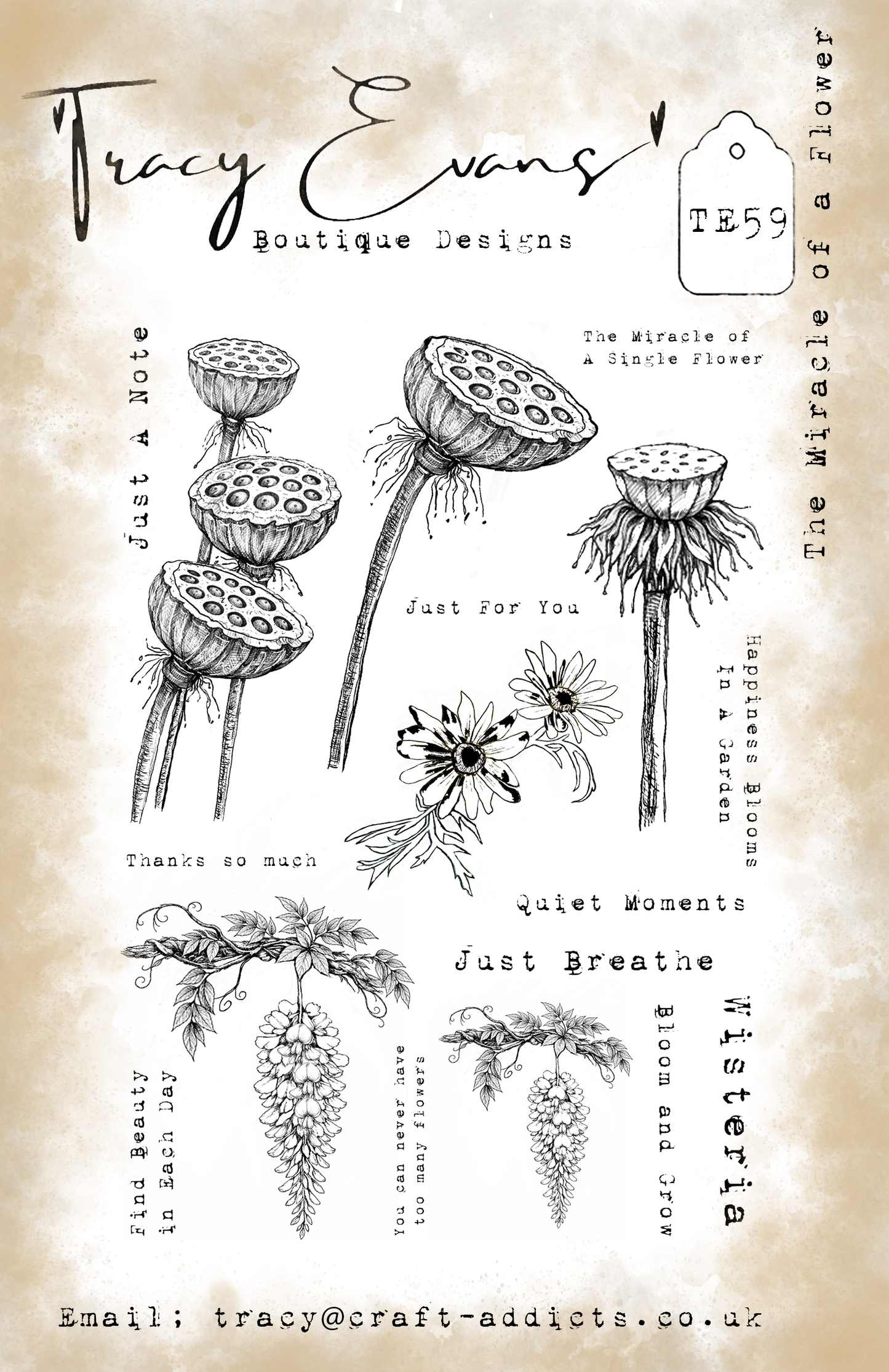 TE059 - The Miracle Of A Flower (A5 Stamp)