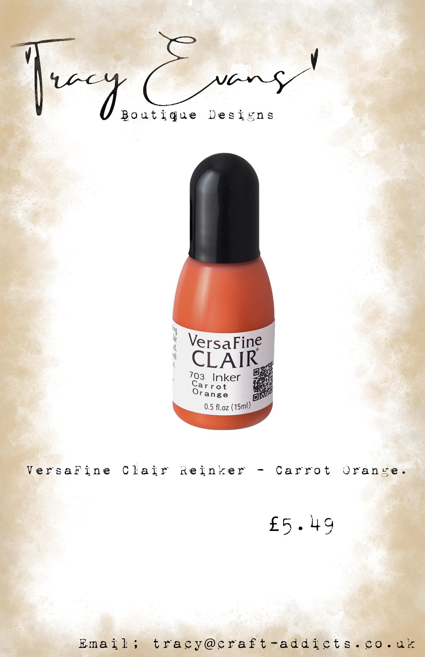 IN046 - VersaFine Clair Reinker Carrot Orange