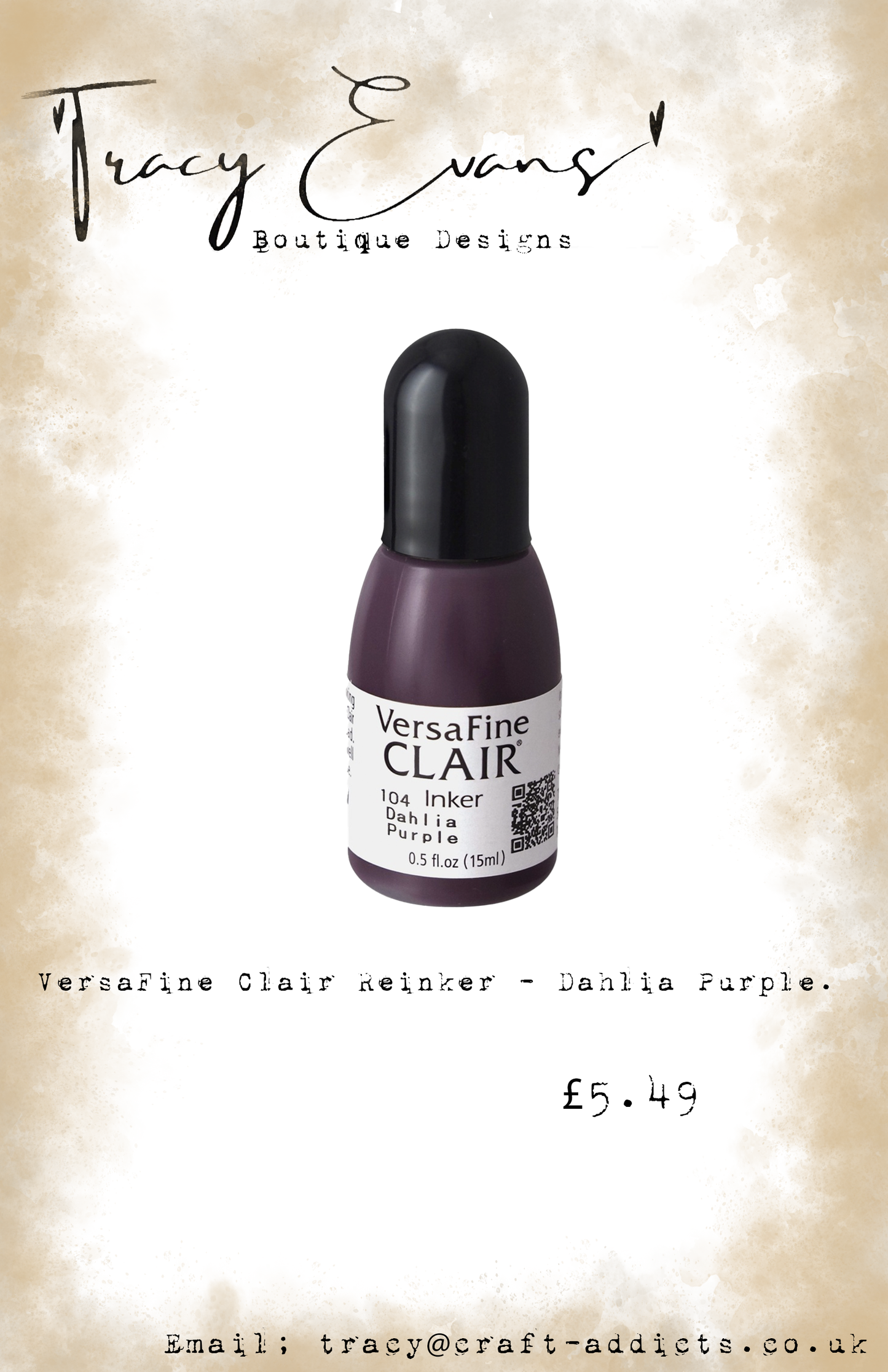 IN050 - VersaFine Clair Reinker Dahlia Purple