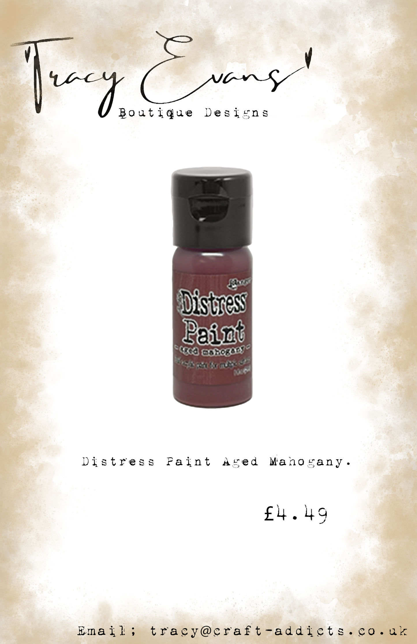 DI091 - Distress Paint Aged Mahogany
