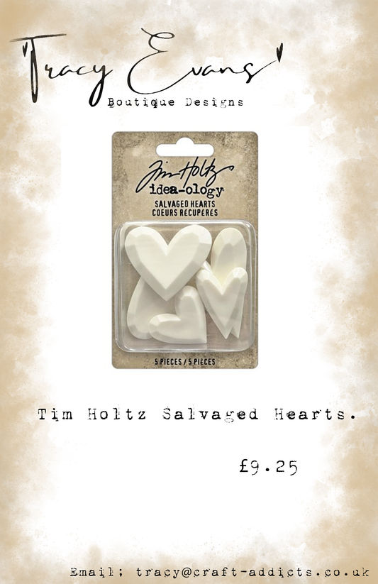 EM005 - Tim Holtz Ideaology Salvaged Hearts