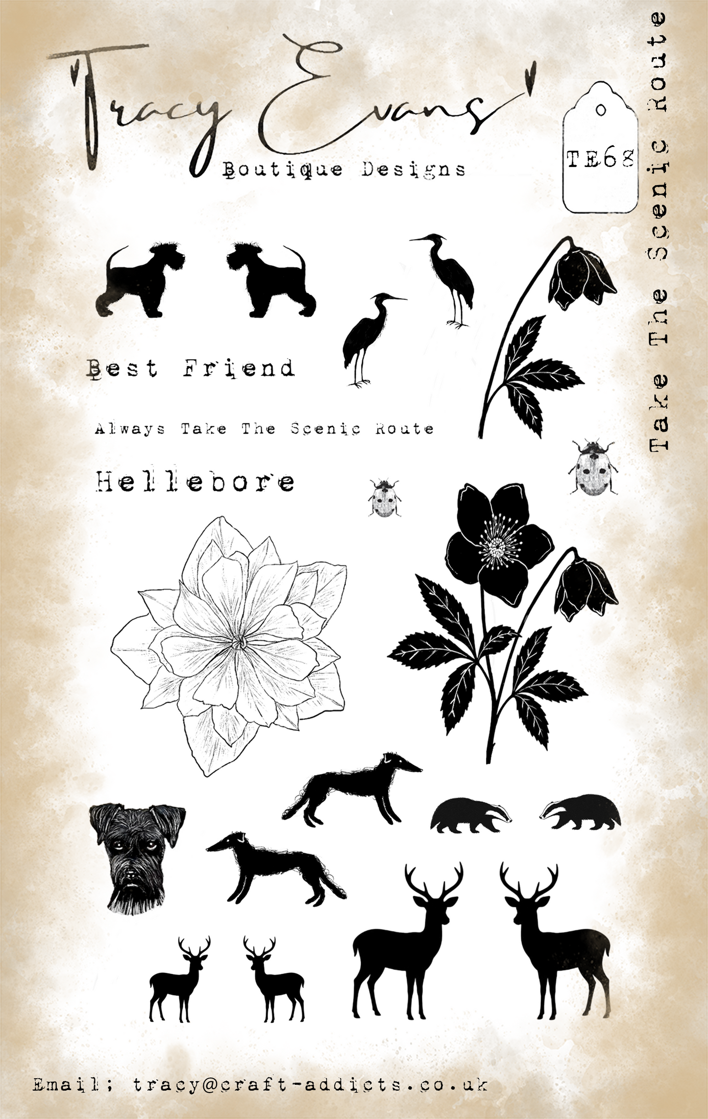 TE068 - Take The Scenic Route (A6 Stamp)