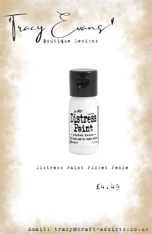 DI130 - Distress Paint Picket Fence