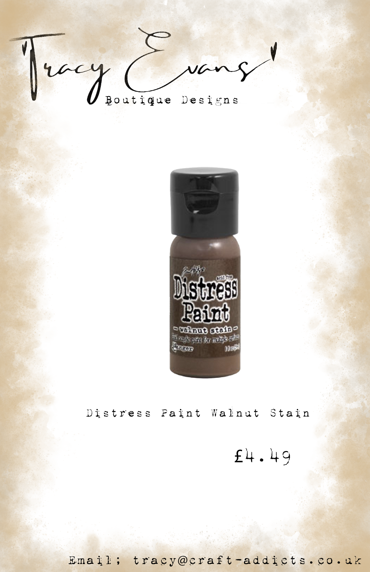 DI132 - Distress Paint Walnut Stain