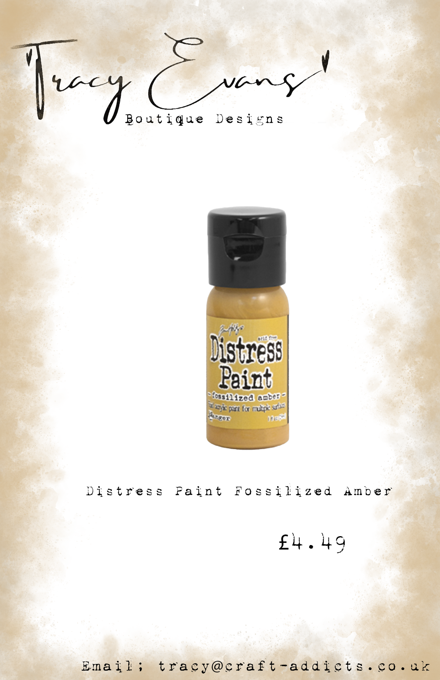 DI134 - Distress Paint Fossilized Amber