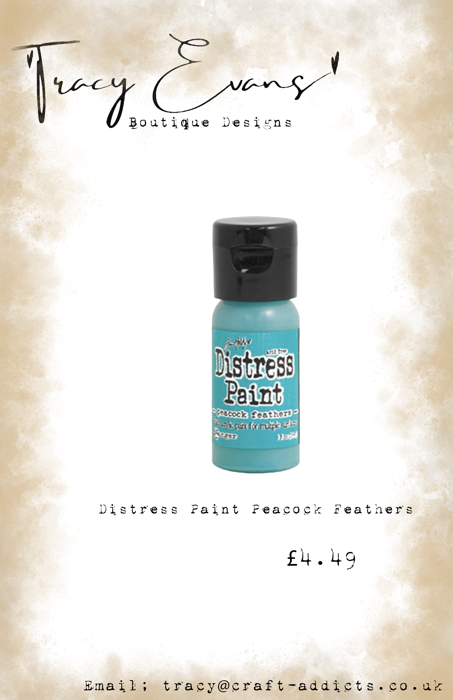 DI139 - Distress Paint Peacock Feathers