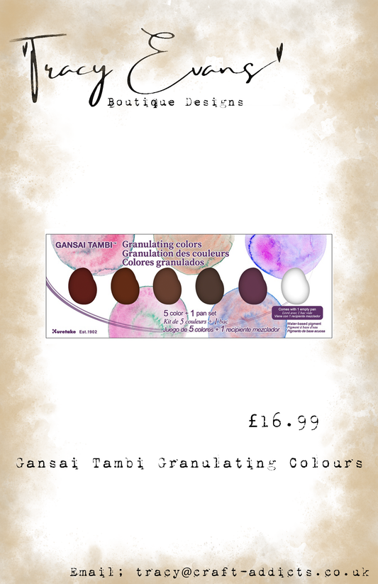 PA045 - Gansai Tambi Granulating Colours Water Based Pigment