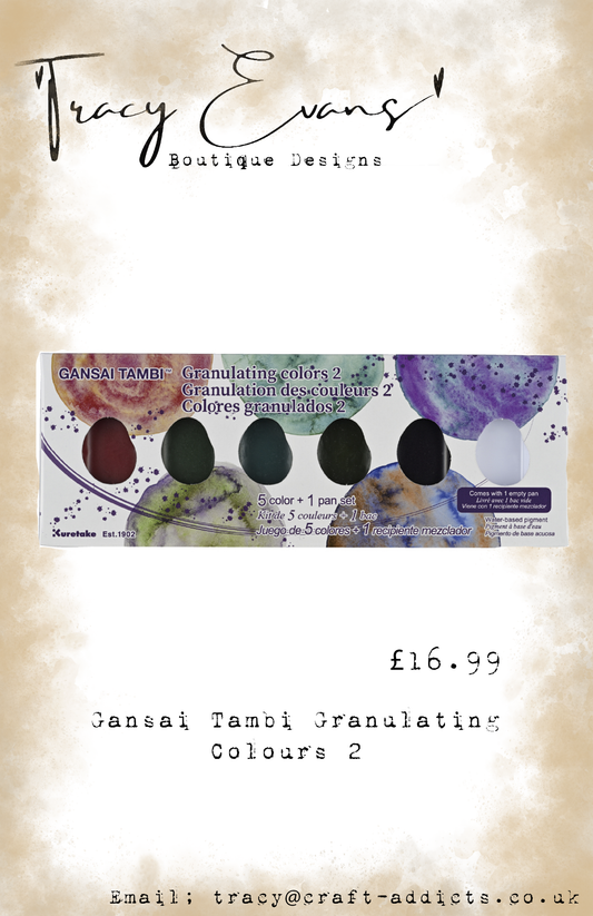 PA046 - Gansai Tambi Granulating Colours 2 Water Based Pigment
