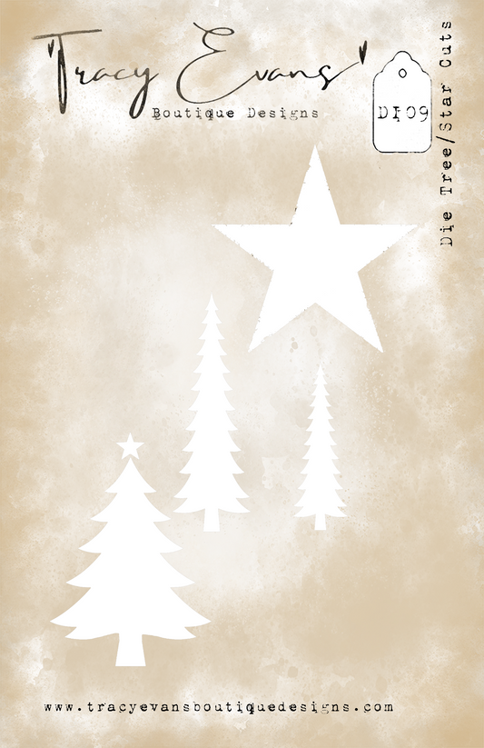 DIE09 - Die Set Tree/Star Cuts