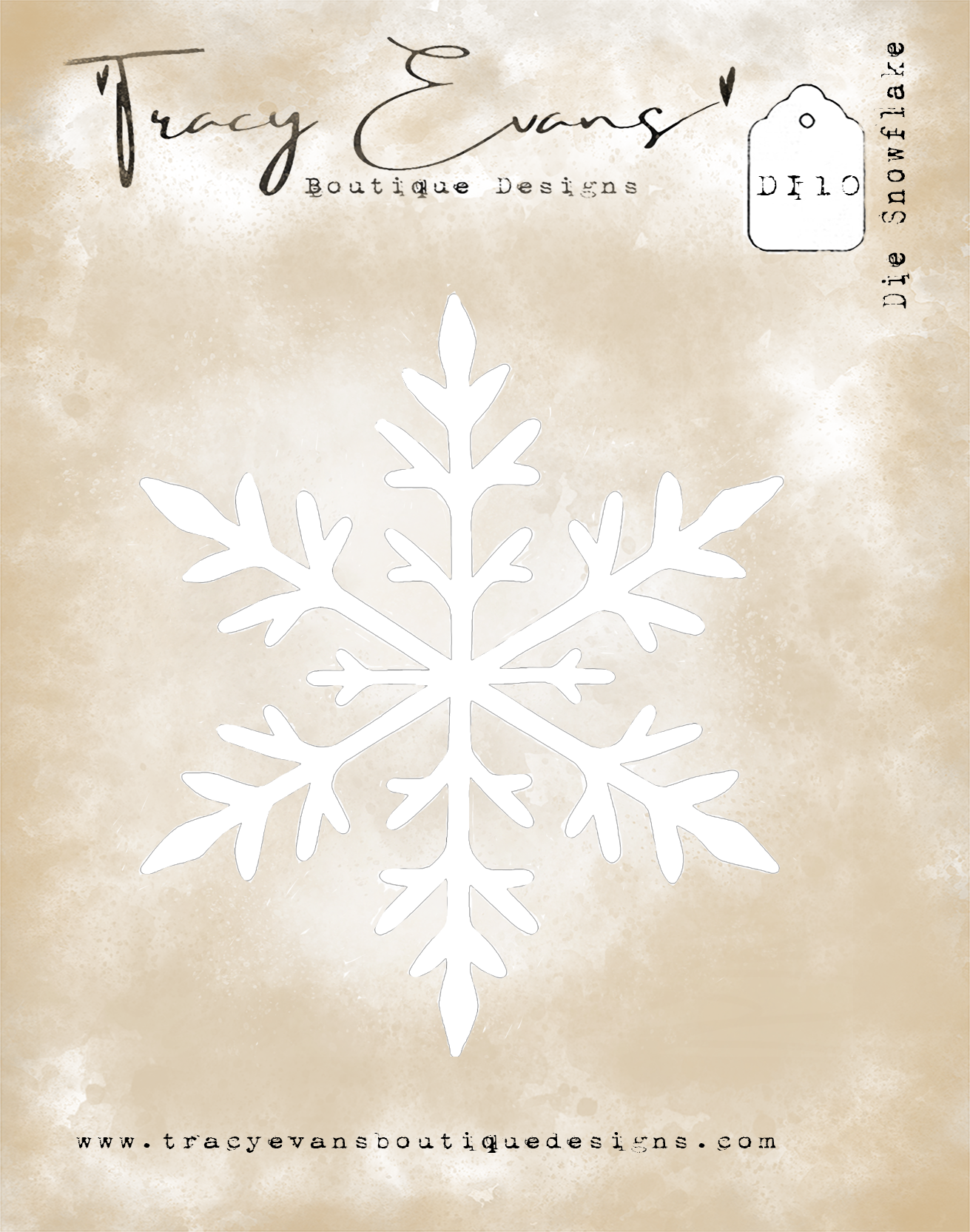 DIE10 - Die Set Snowflake Cuts PRE ORDER ARRIVING MON/TUES 20TH/21ST JULY