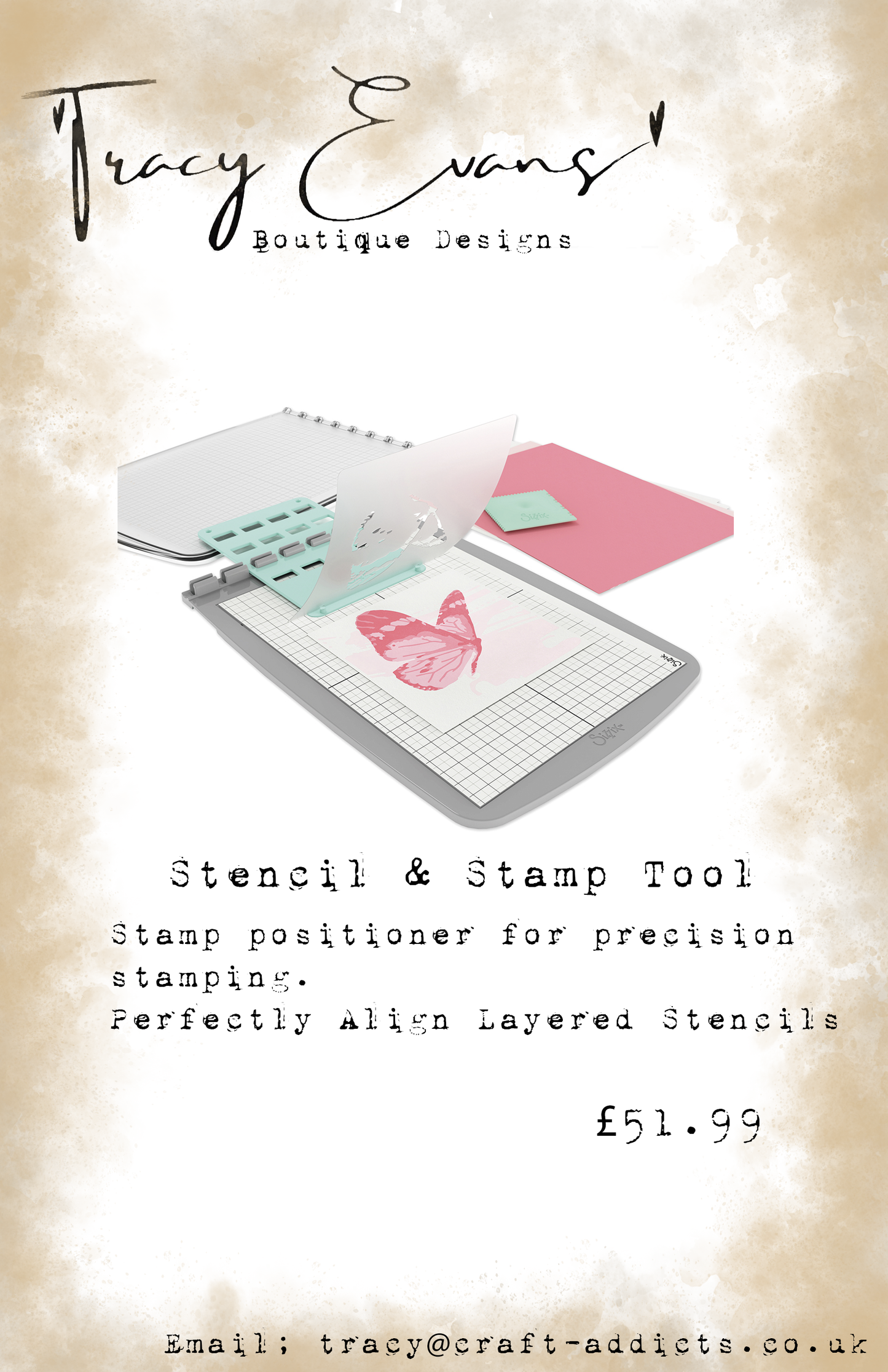 AC020 - Sizzix Stencil and Stamp Tool