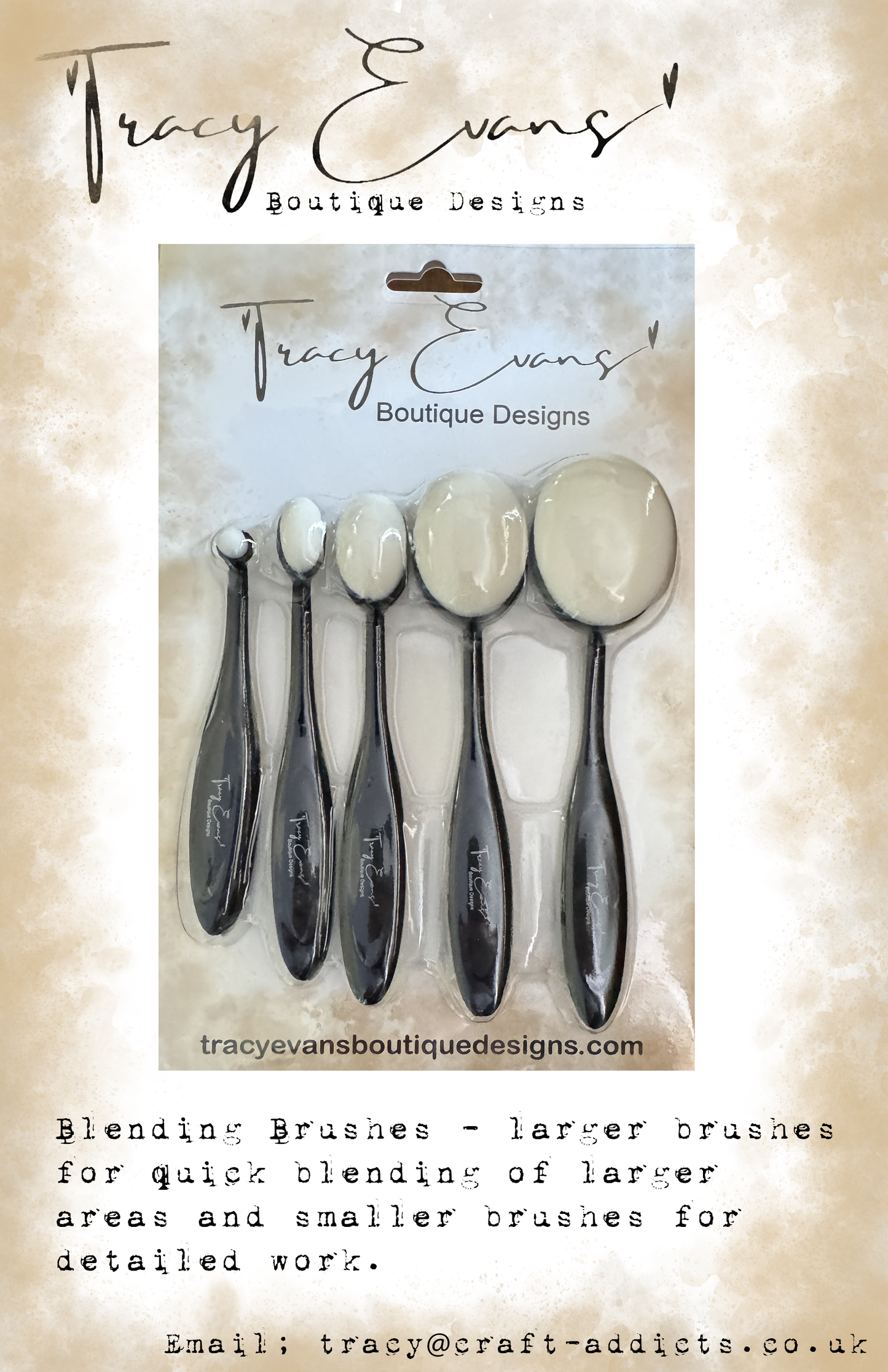 BL001 - Blending Brushes (pack of 5)