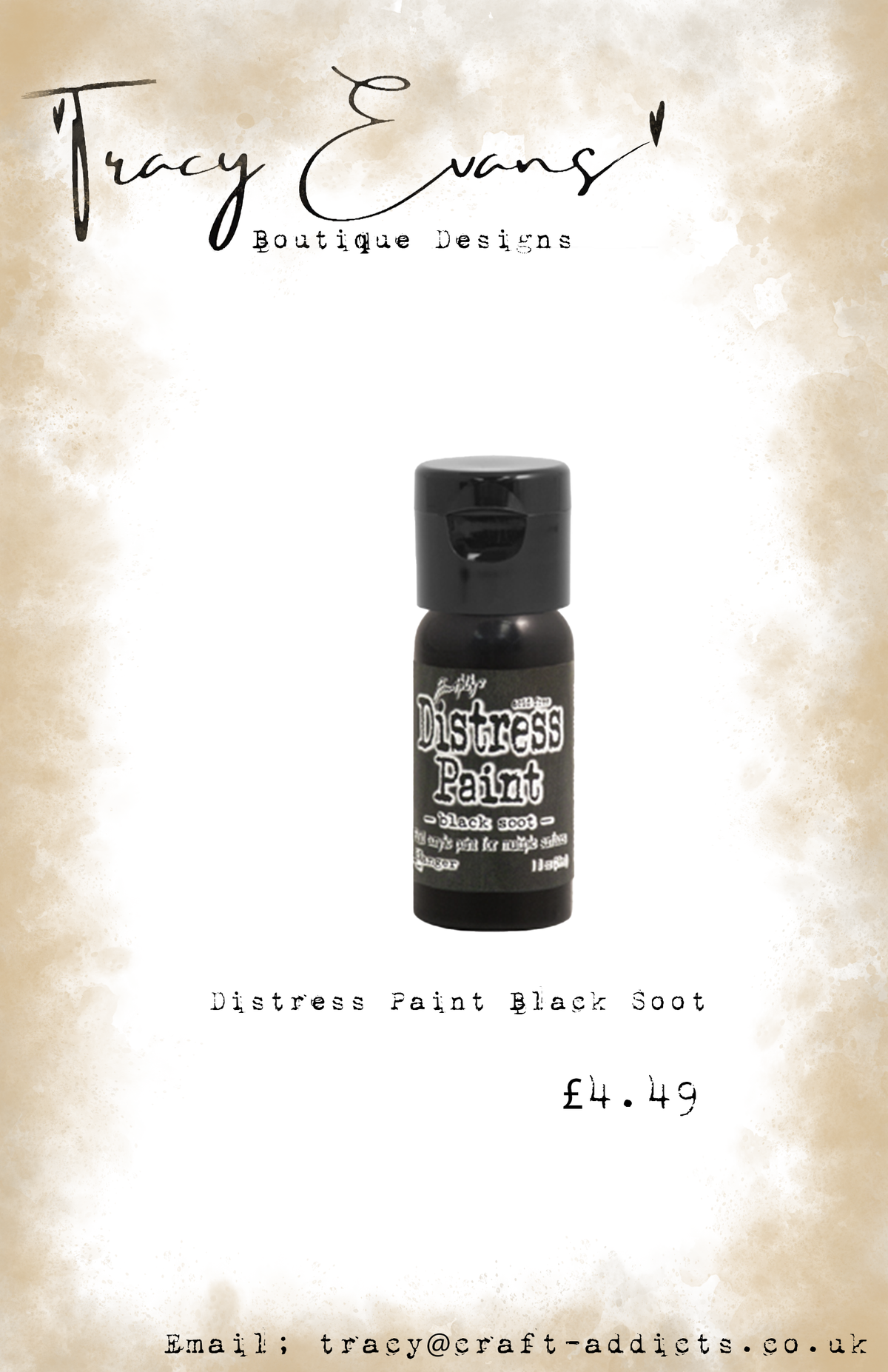 DI148 - Distress Paint Black Soot