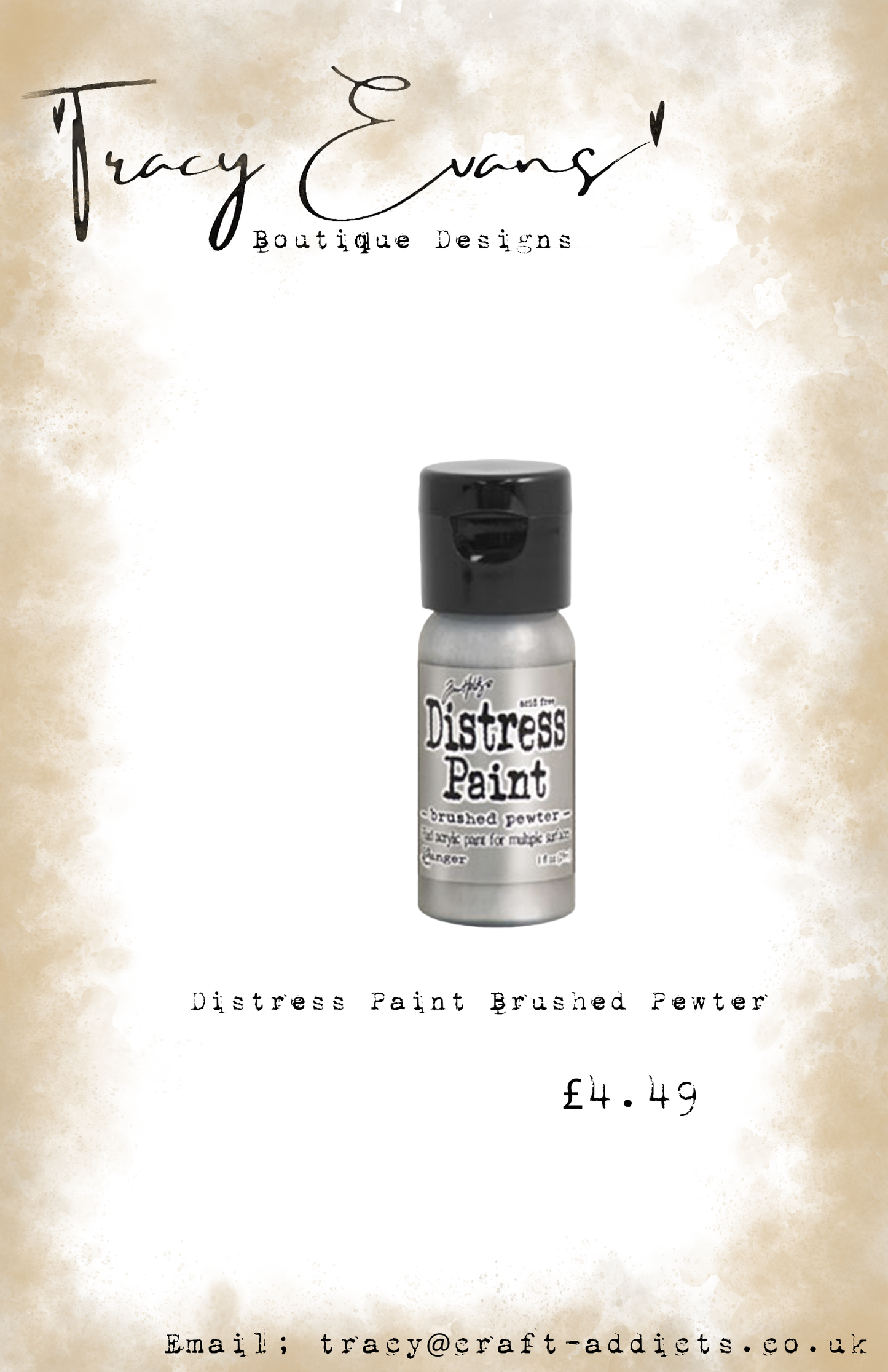 DI149 - Distress Paint Brushed Pewter