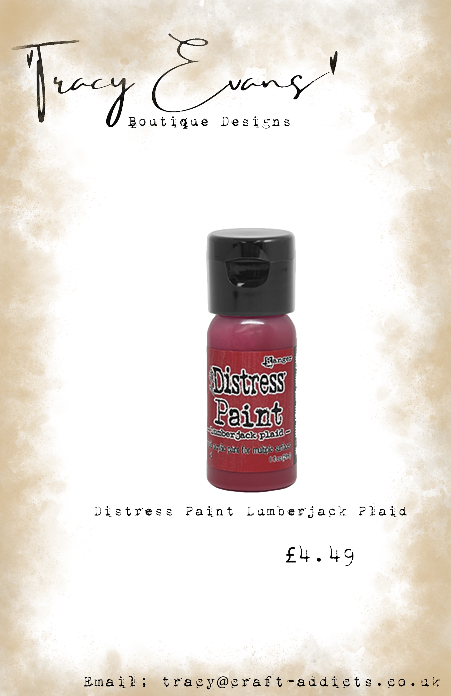 DI154 - Distress Paint Lumberjack Plaid