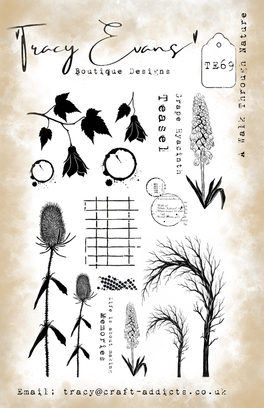 TE069 - A Walk Through Nature A5 Stamp