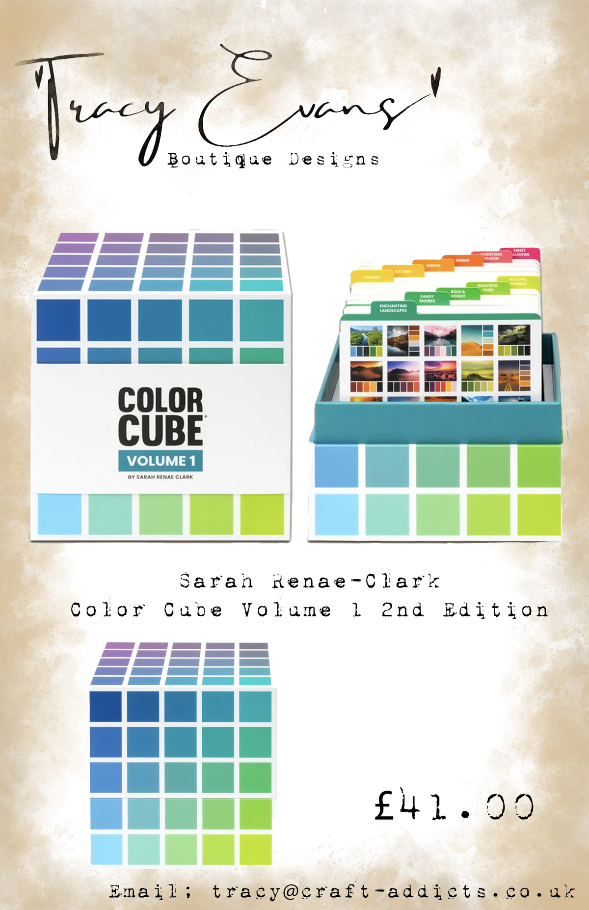 AC028 - Sarah Renae Clark Colour Cube 2nd Edition Volume 1 PRE ORDER 2-3 Weeks Aporox