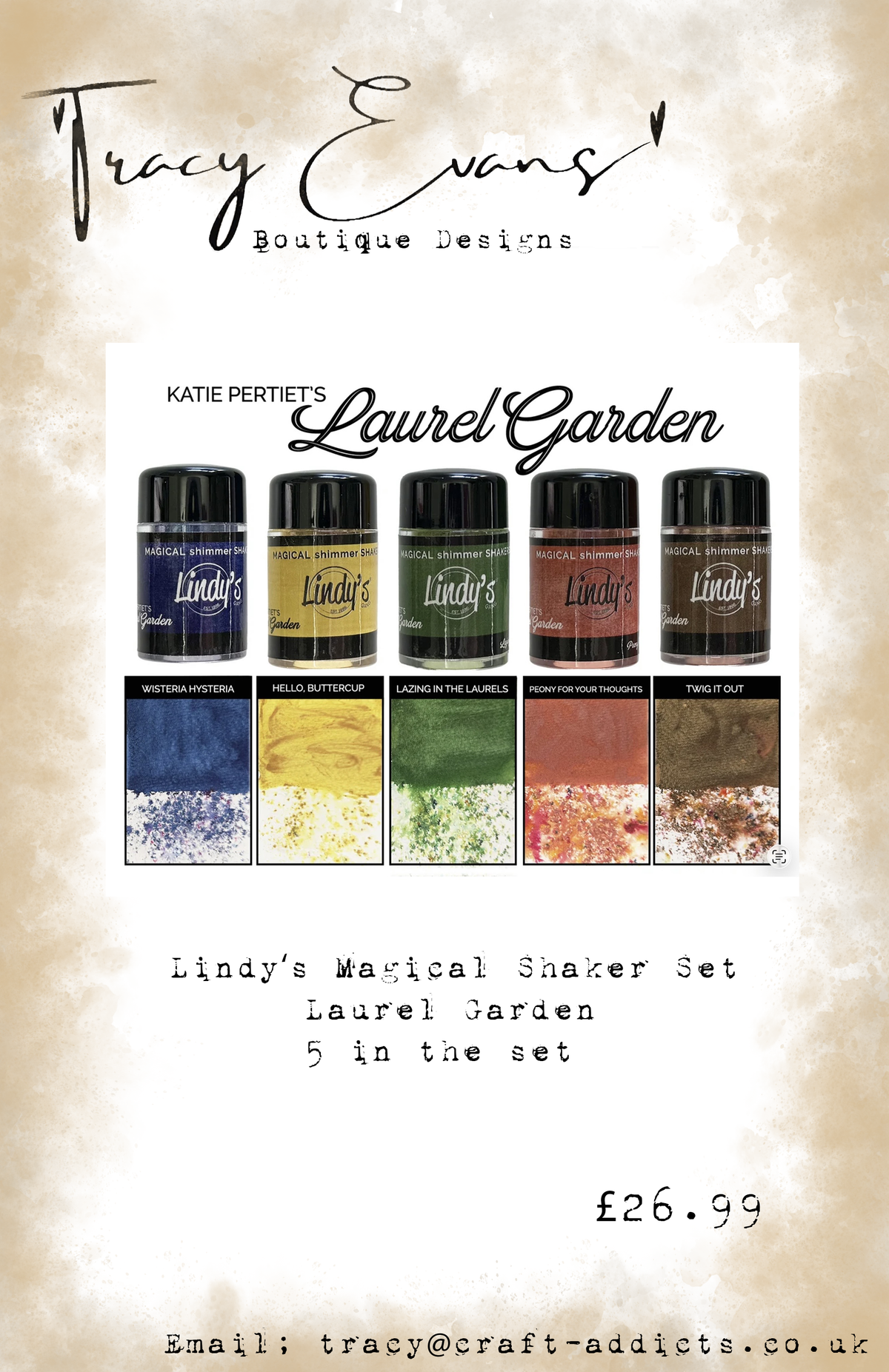 LI060 - Lindy’s Magical Shaker Set Laurel Garden